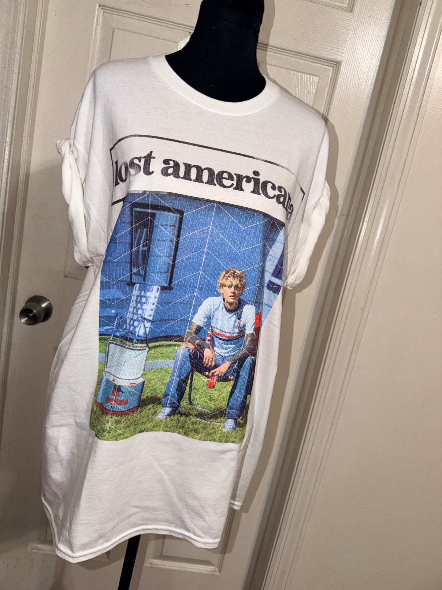 Machine Gun Kelly Oversized Distressed Tee