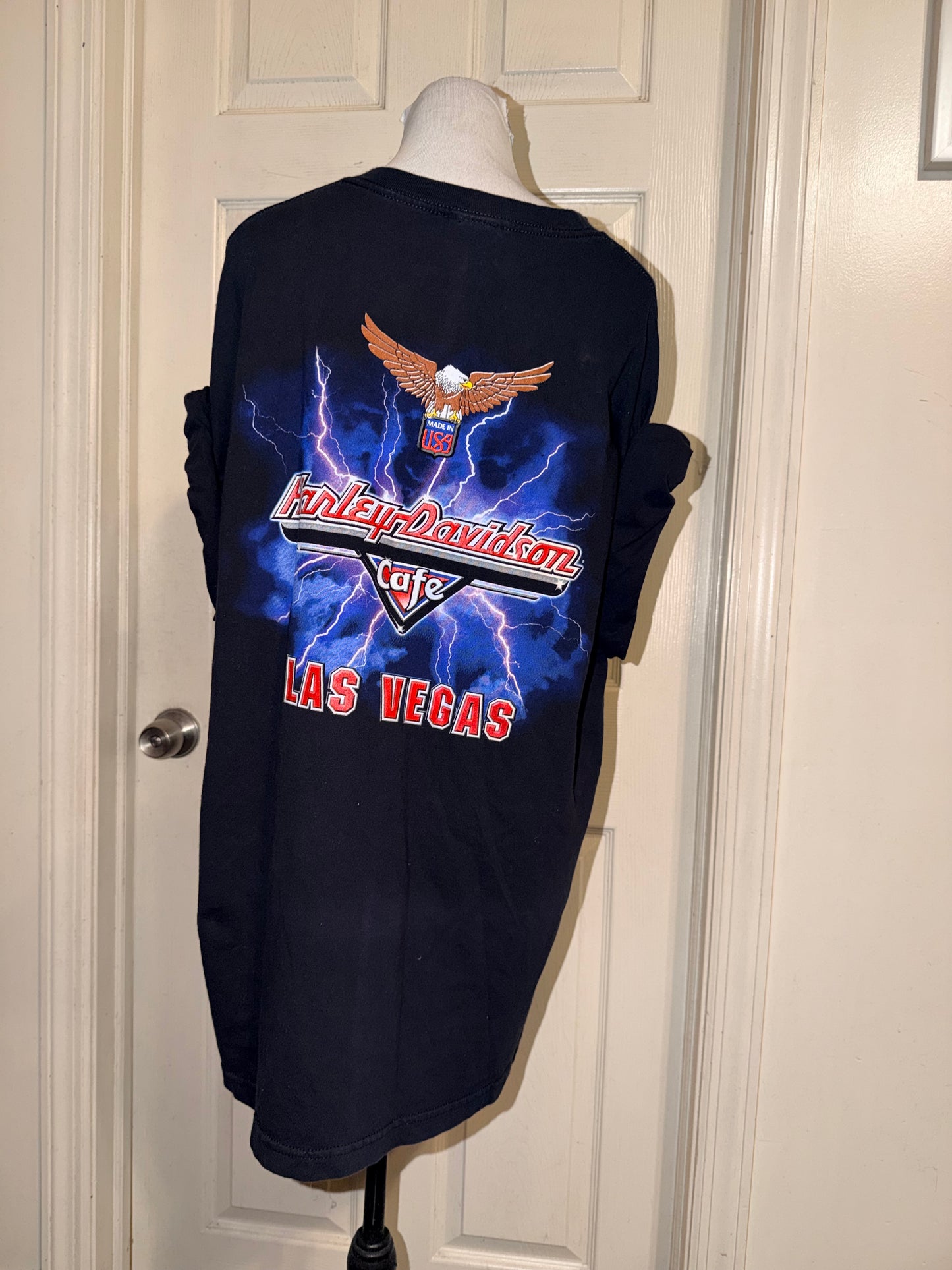 Harley Davidson Vintage Double Sided Oversized Tee