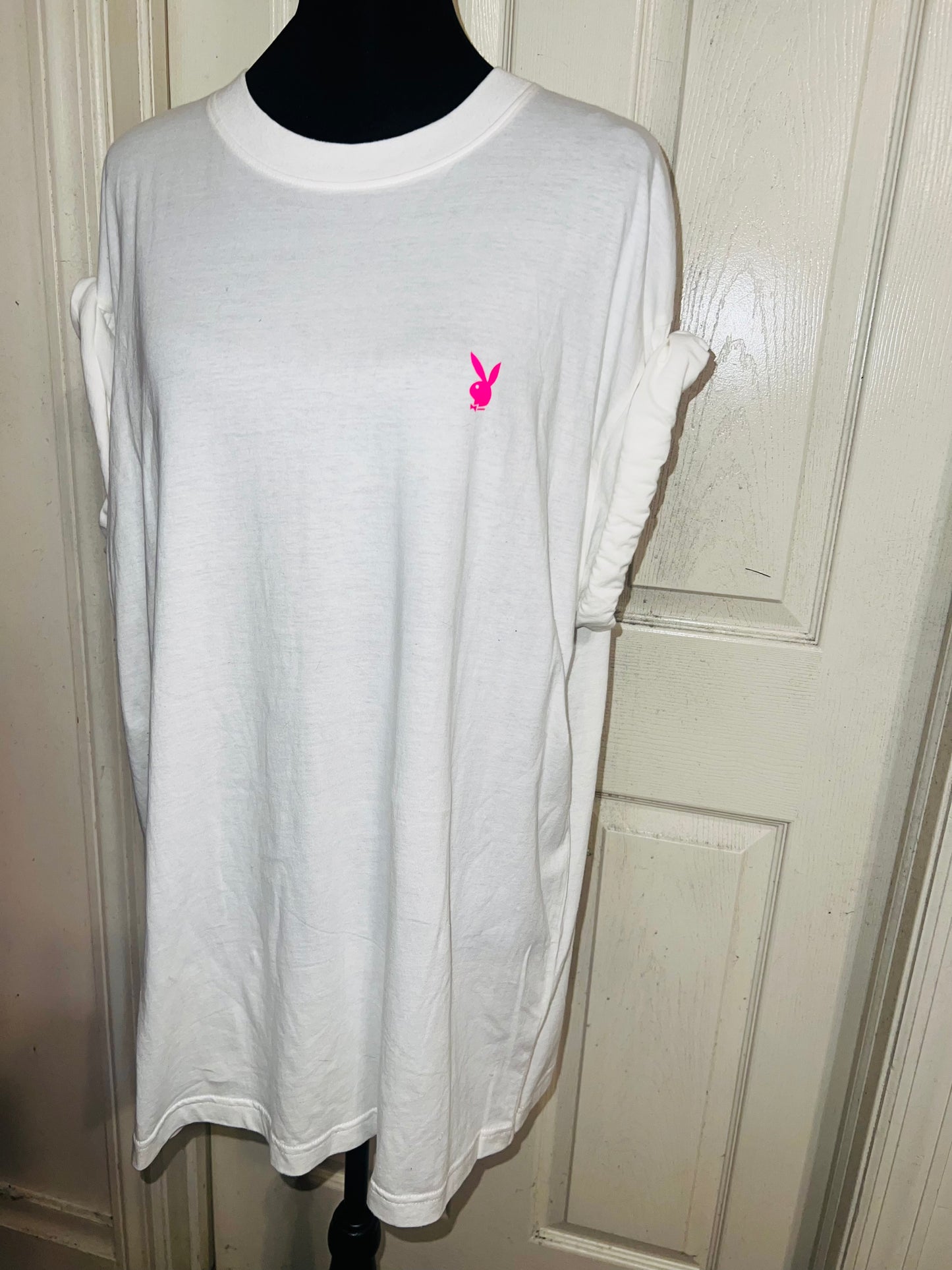 Playboy Surf Club Double Sided Oversized Distressed Tee