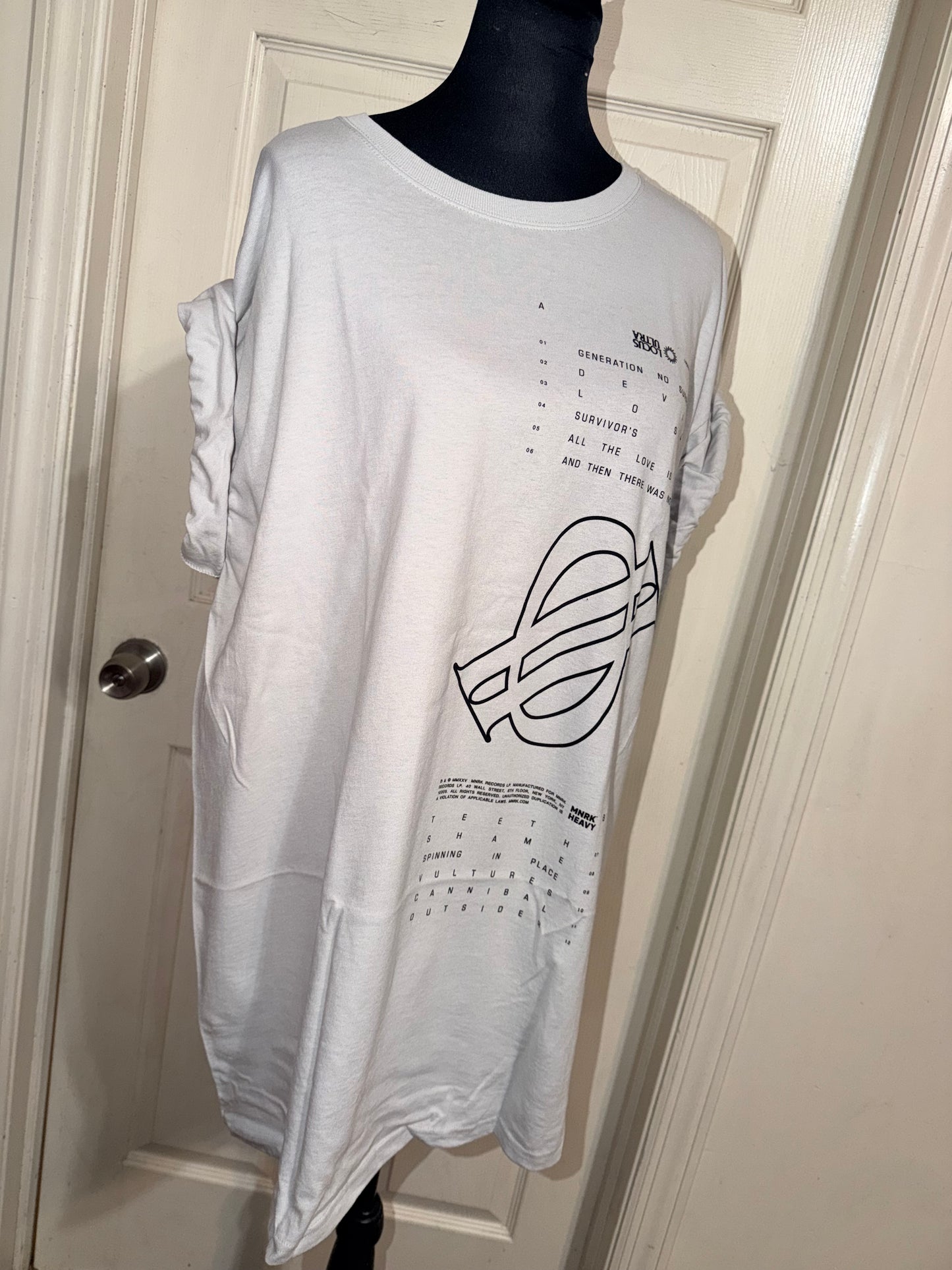 Underoath Double Sided Oversized Distressed Tee