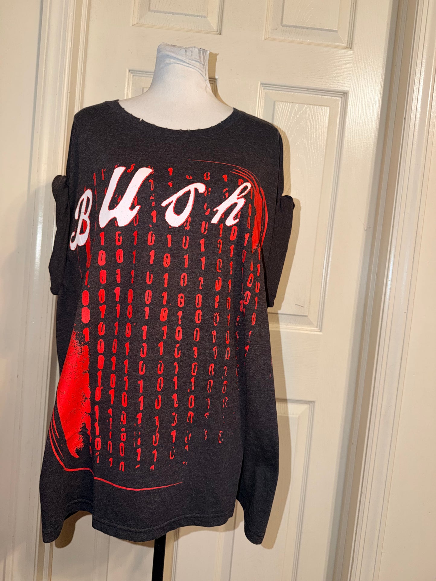 Bush Double Sided Oversized Distressed Tee