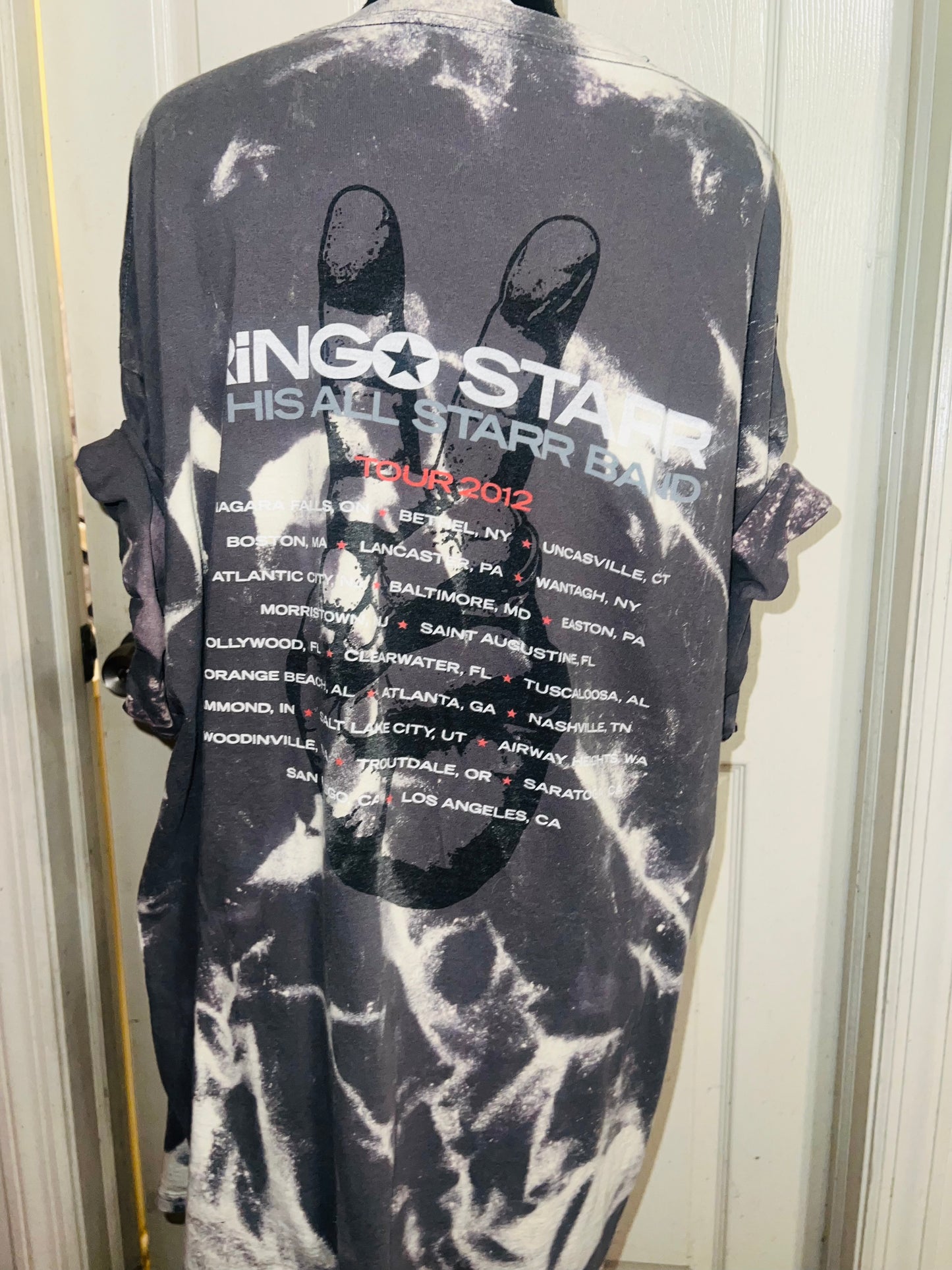 Bleached Ringo Starr Vintage Double Sided Tee