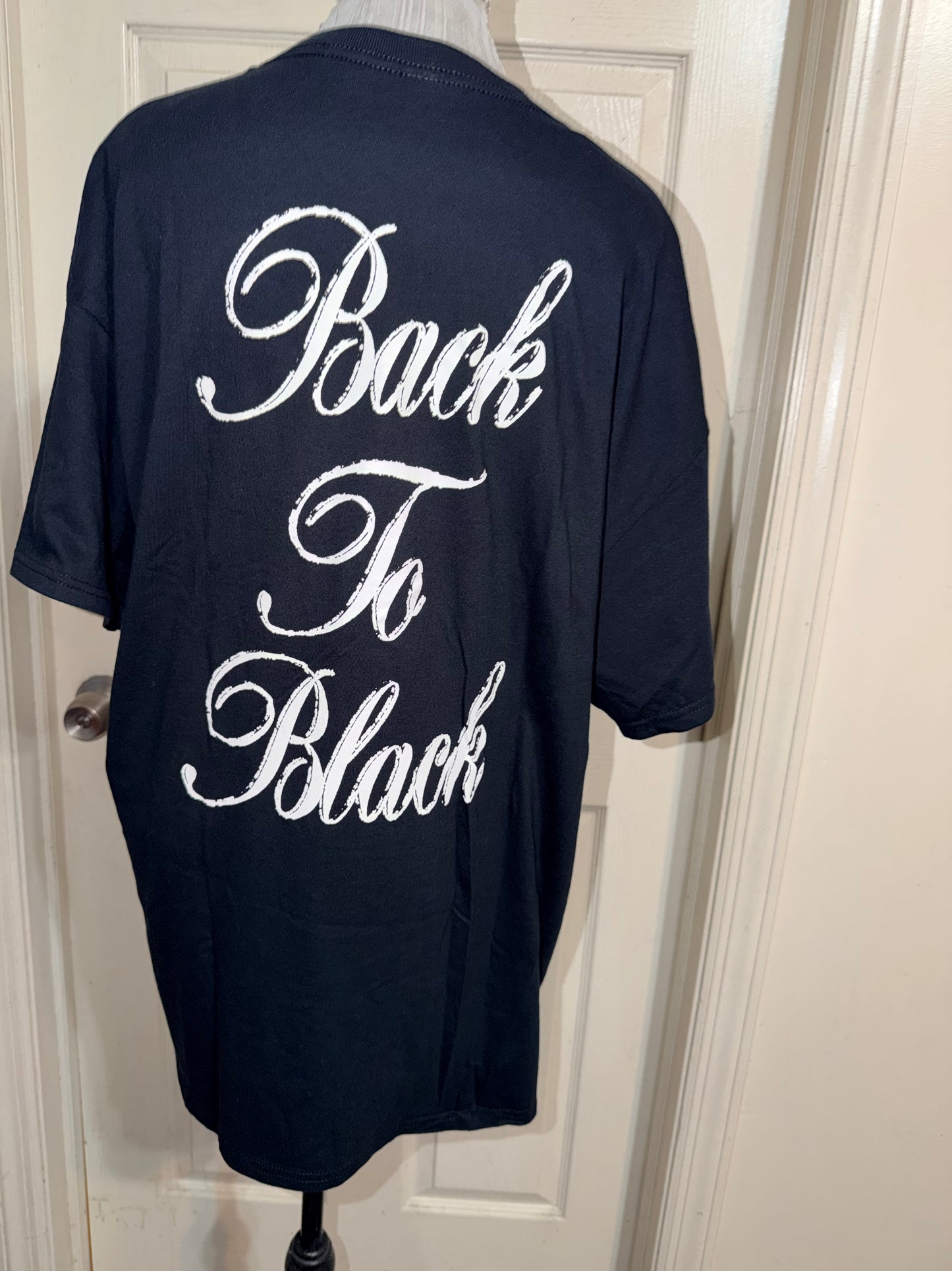 Amy Winehouse Double Sided Oversized Distressed Tee