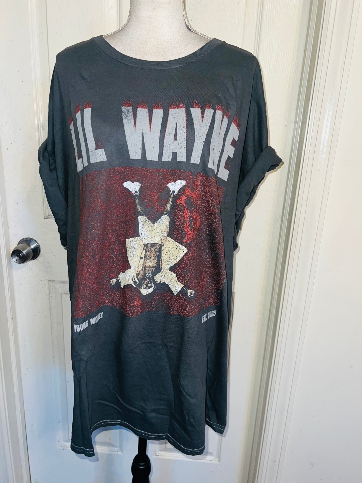 Lil Wayne Oversized Distressed Tee