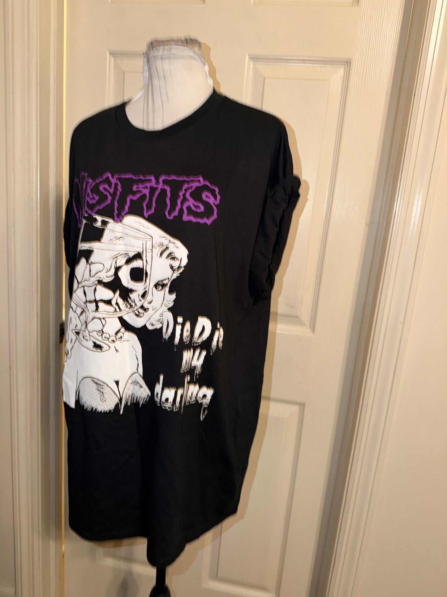 Misfits Oversized Distressed Tee