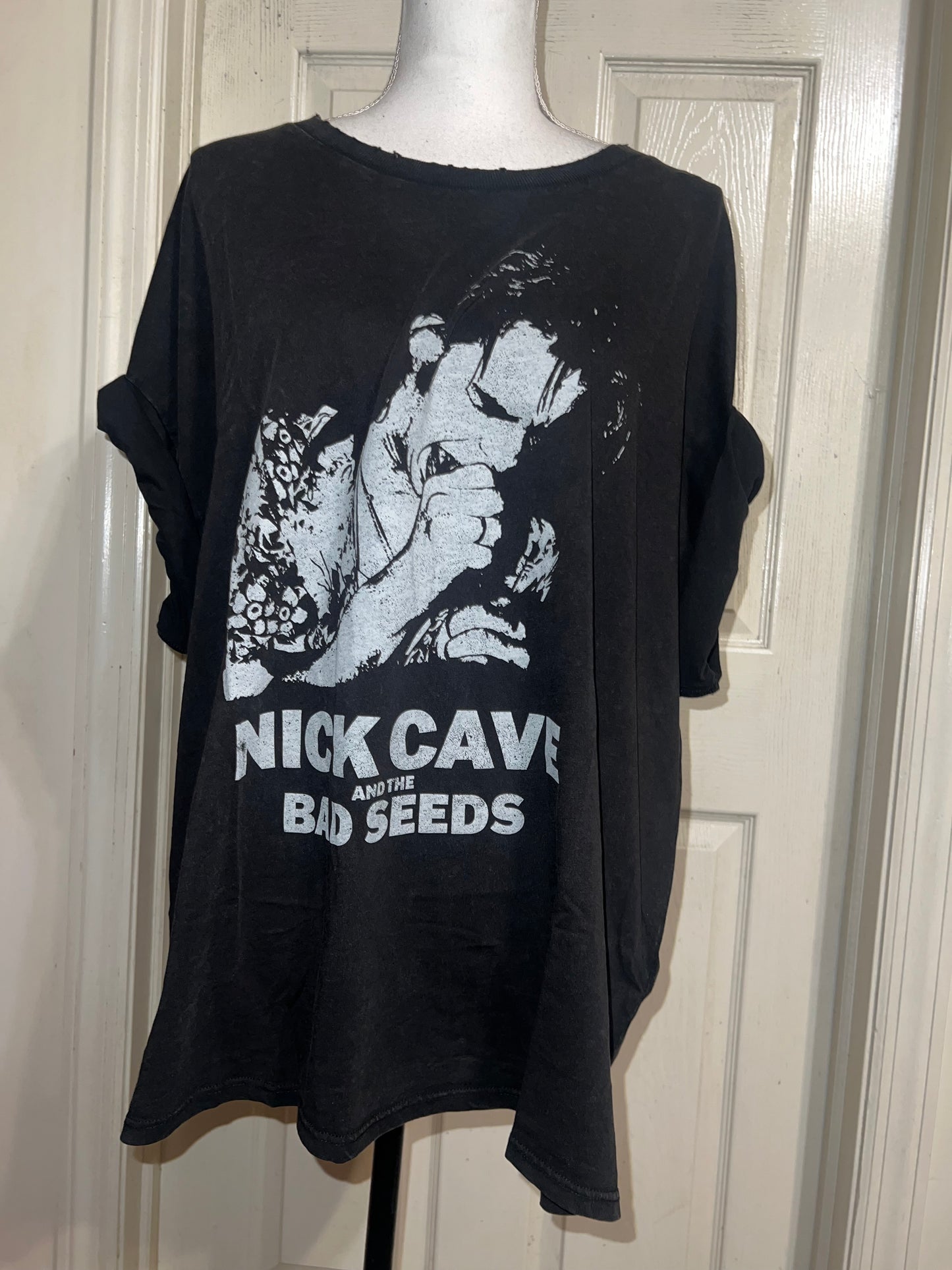 Nick Cave & The Bad Seeds Oversized Distressed Tee