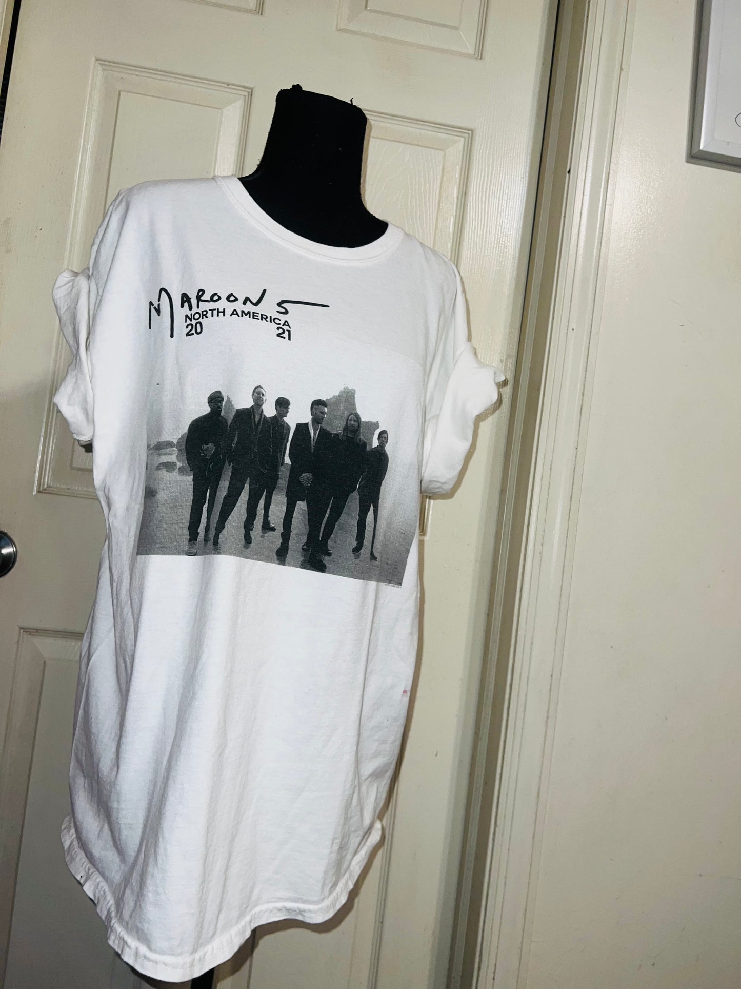 Maroon 5 Double Sided Distressed Tour Tee