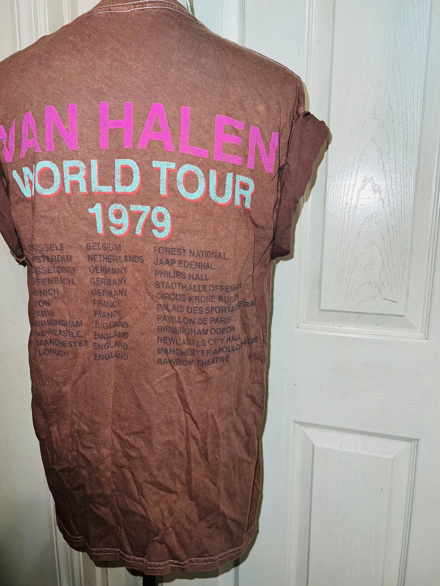 Van Halen 1979 Oversized Distressed Tee