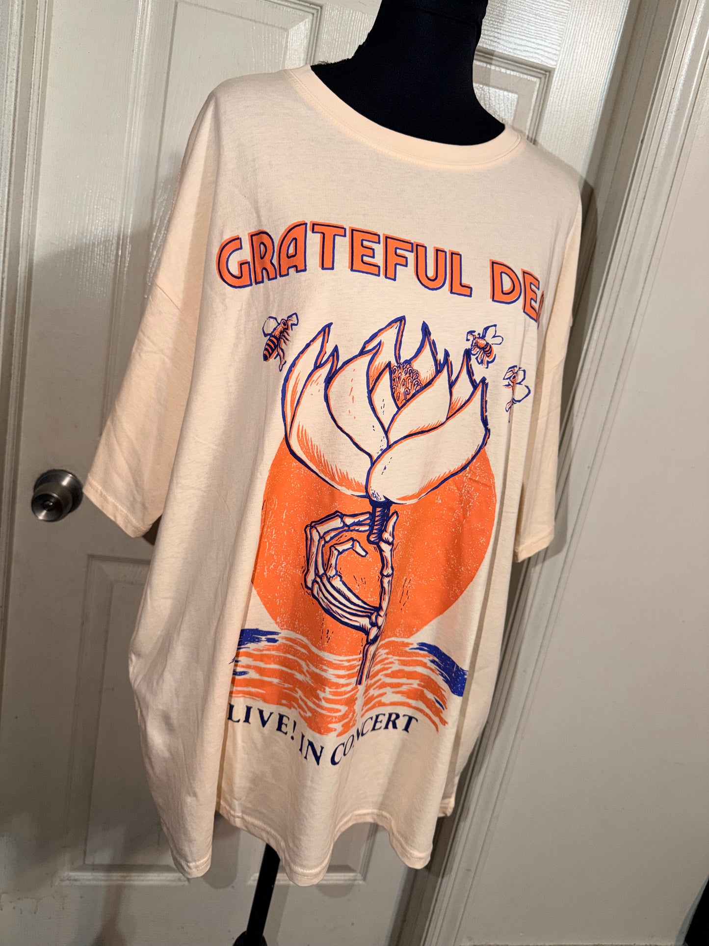 Grateful Dead Oversized Distressed Tee