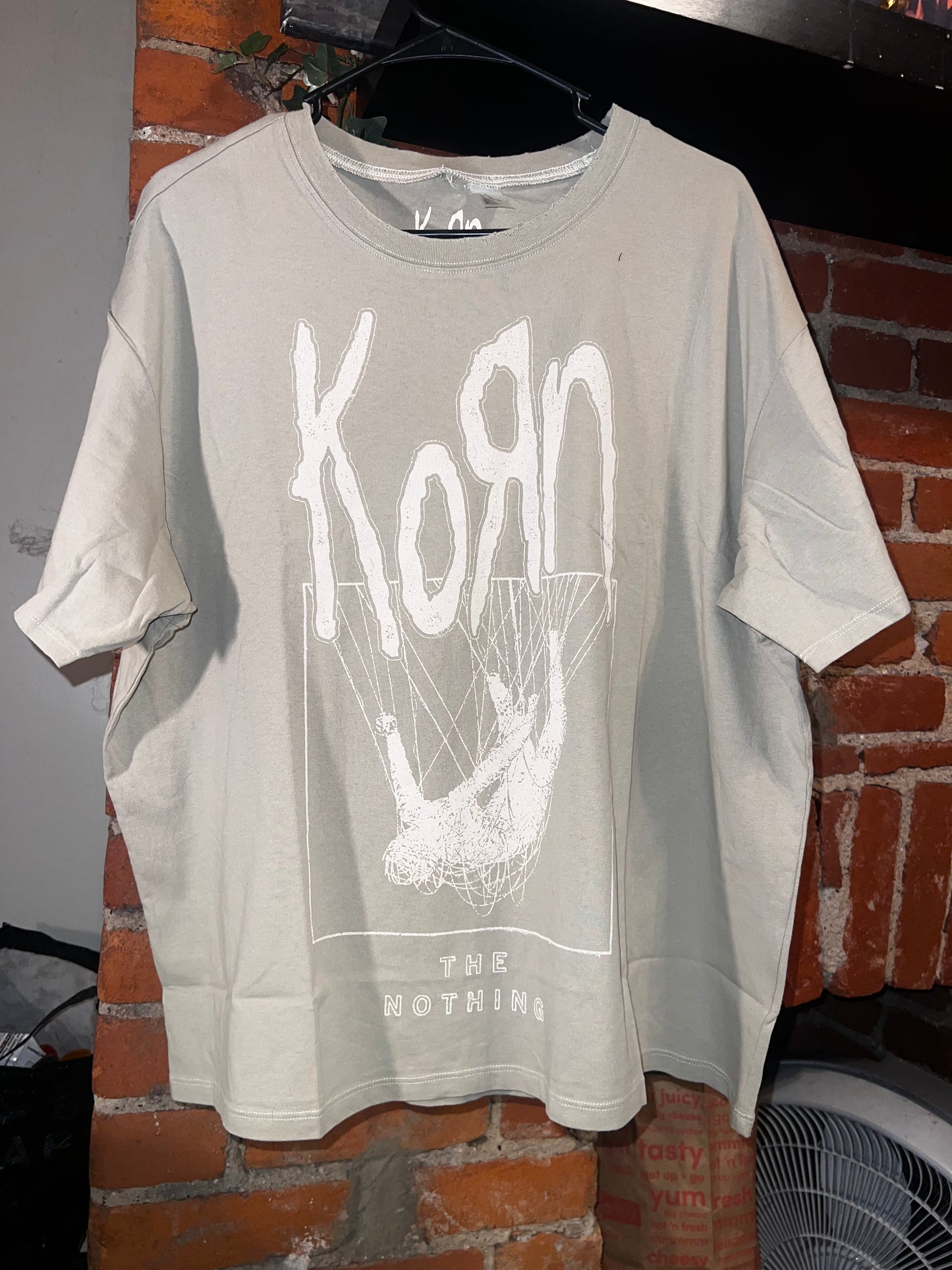 Korn Oversized Distressed Tee