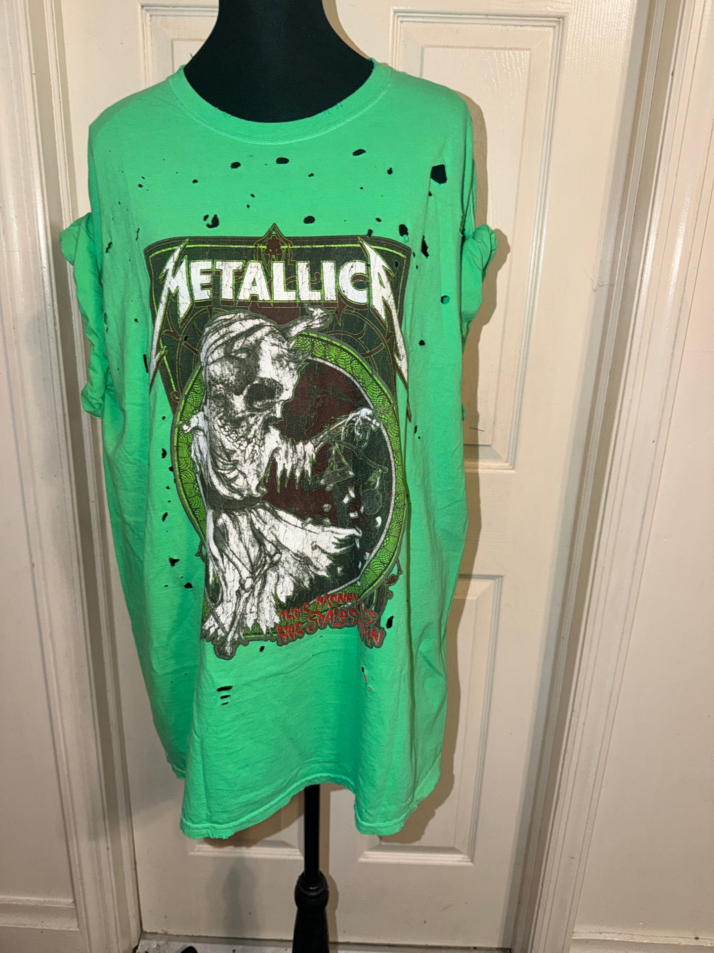 Metallica Oversized Distressed Tee
