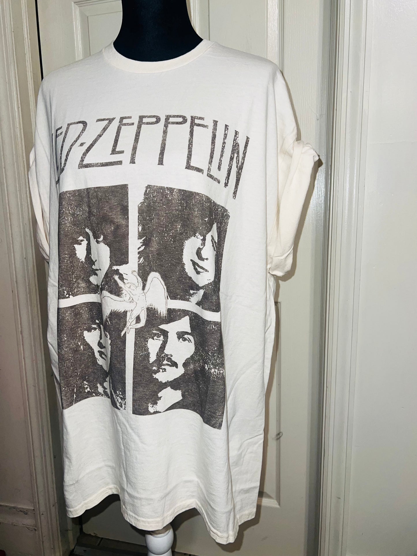 Led Zeppelin Oversized Distressed Tee