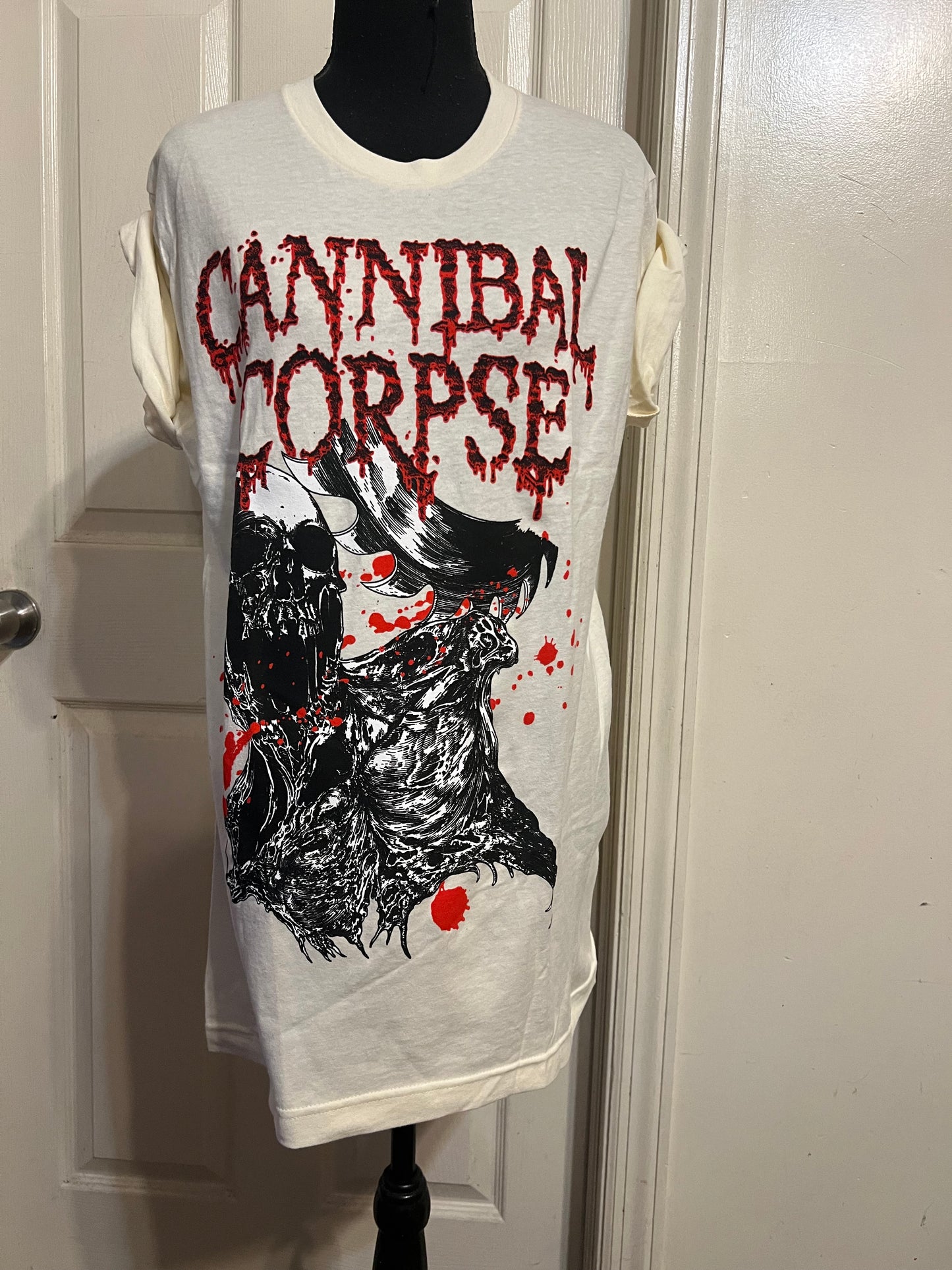 Cannibal Corpse Oversized Distressed Tee