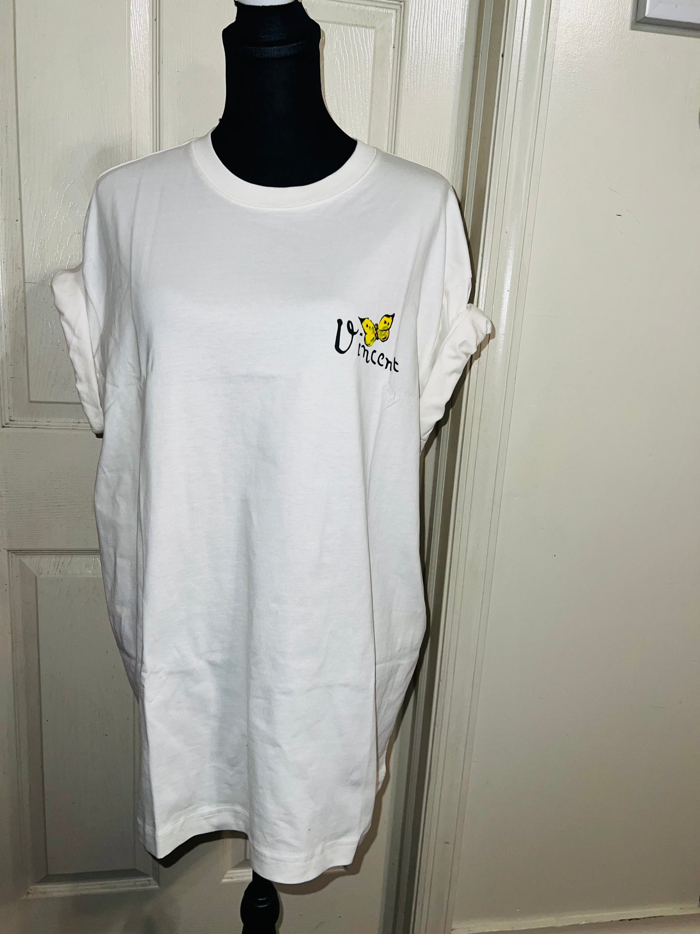 Vincent Van Gogh Double Sided Distressed Tee