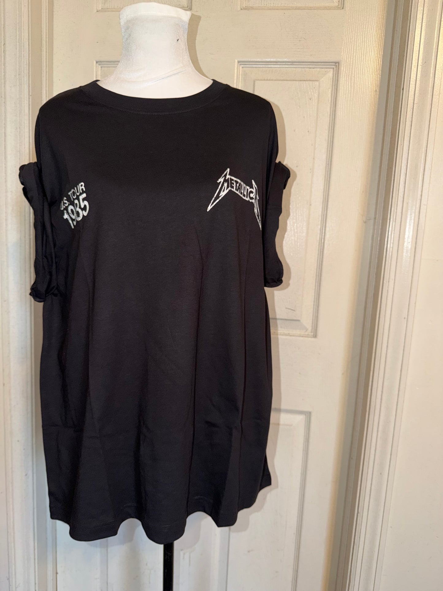 Metallica Double Sided Oversized Distressed Tee