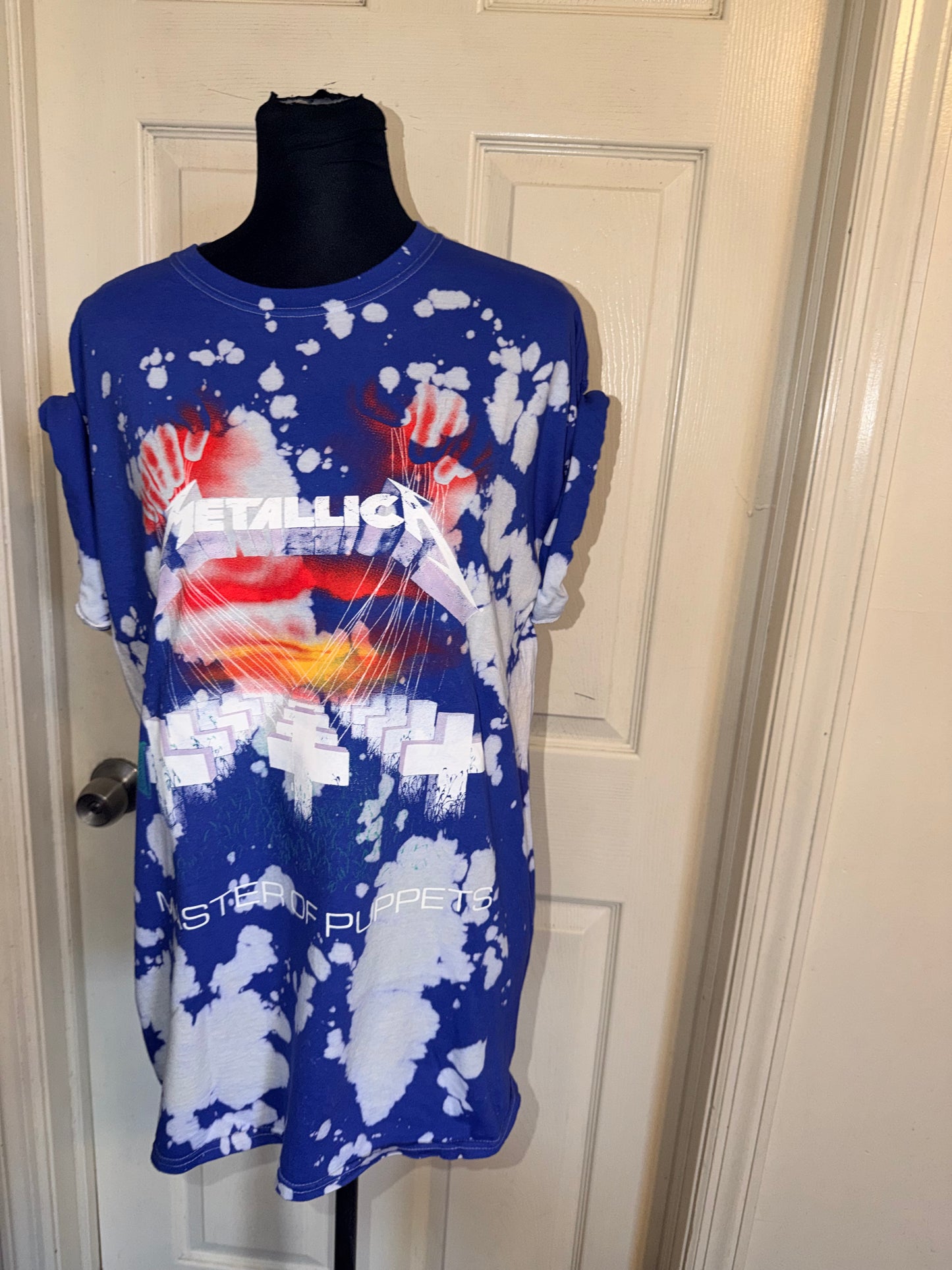 Metallica Oversized Distressed Tee