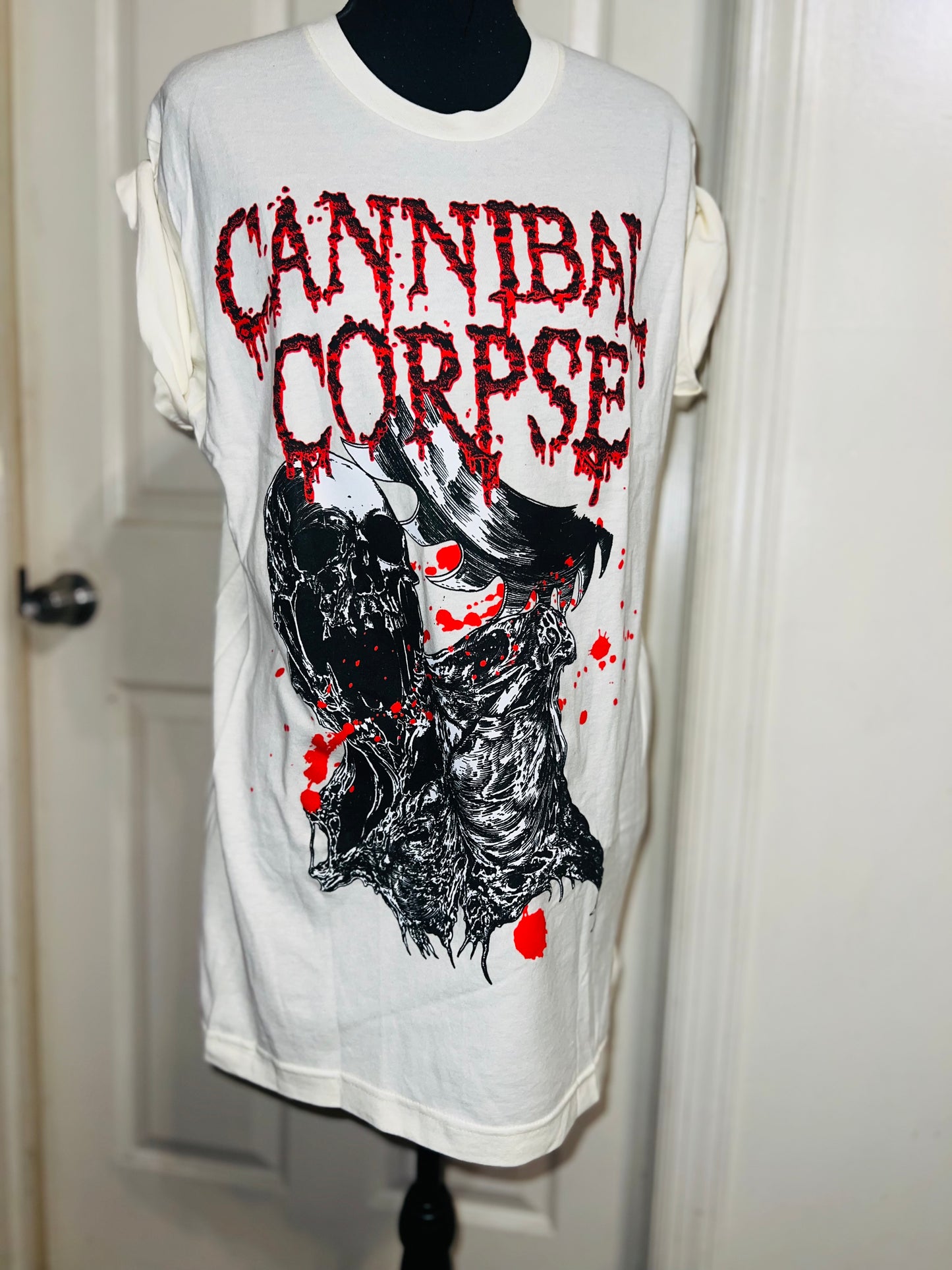 Cannibal Corpse Oversized Distressed Tee