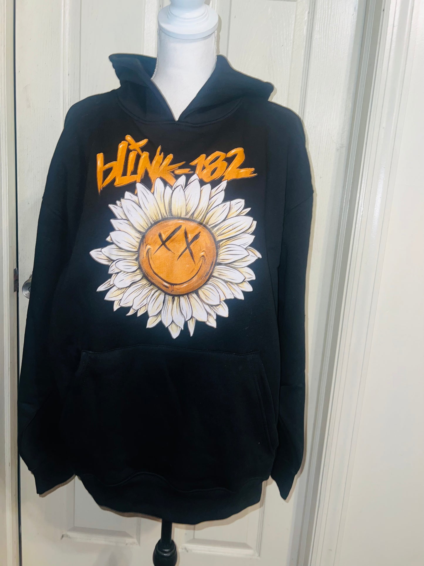 Blink 182 Oversized Distressed Sweatshirt