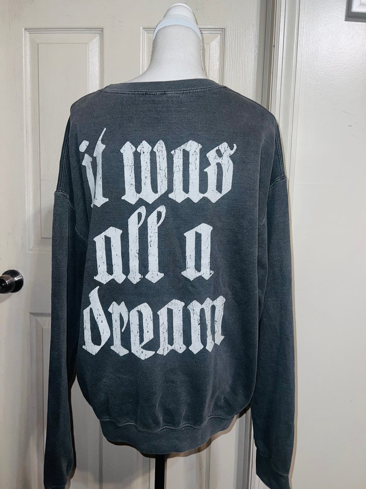 Biggie Smalls Double Sided Oversized Distressed Sweatshirt