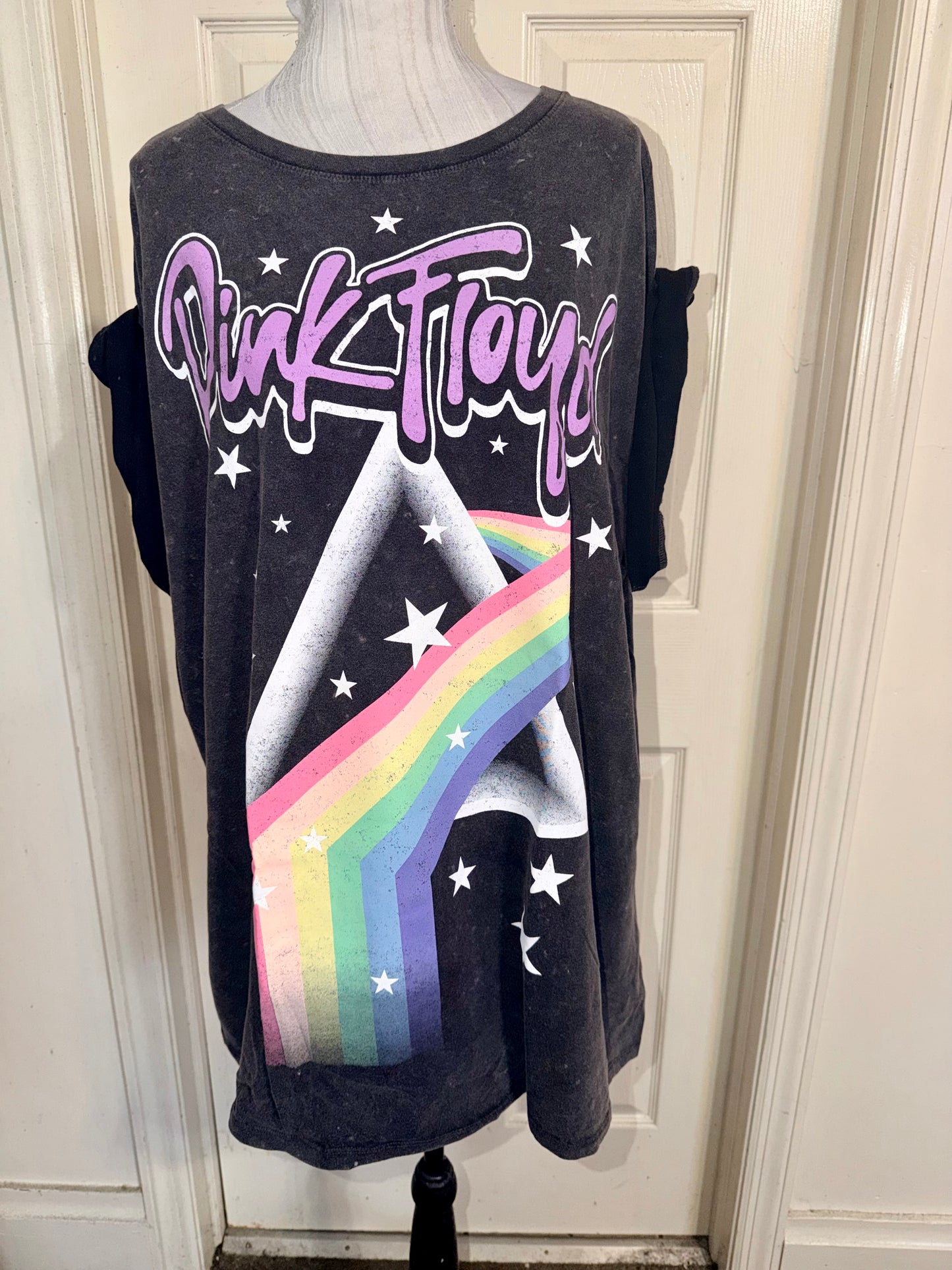 Pink Floyd Double Sided Oversized Distressed Tee