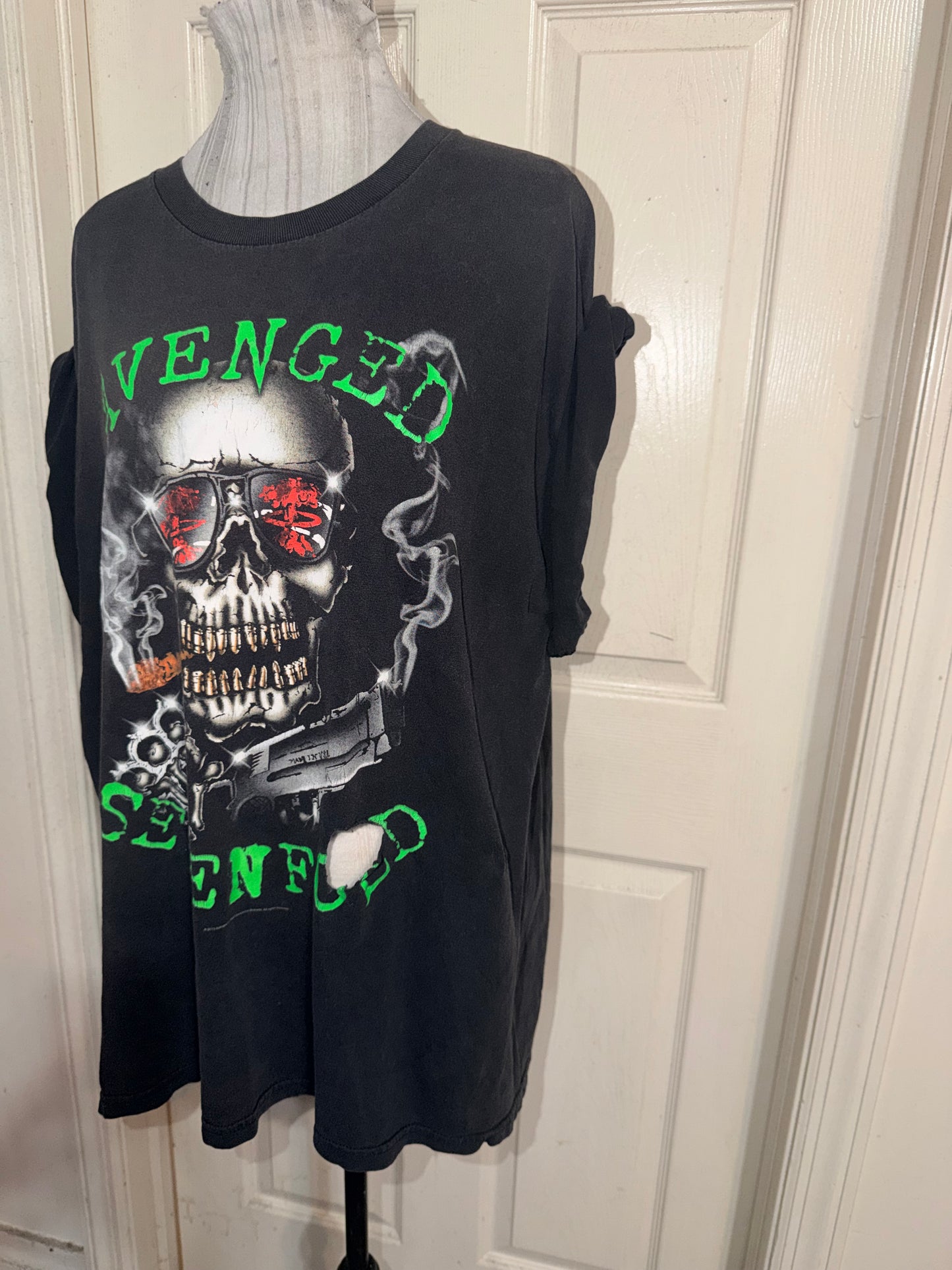 Avenged Sevenfold Vintage Oversized Distressed Tee