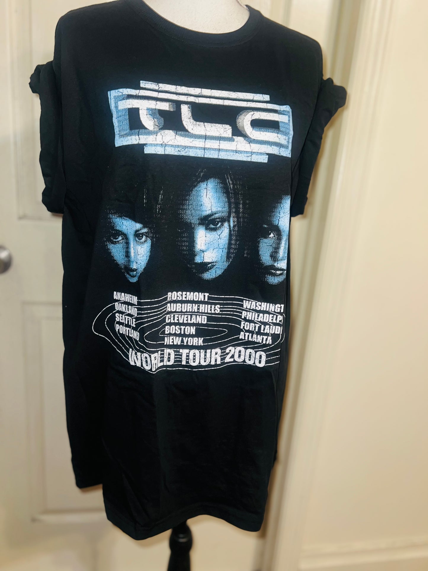 TLC Oversized Distressed Tee