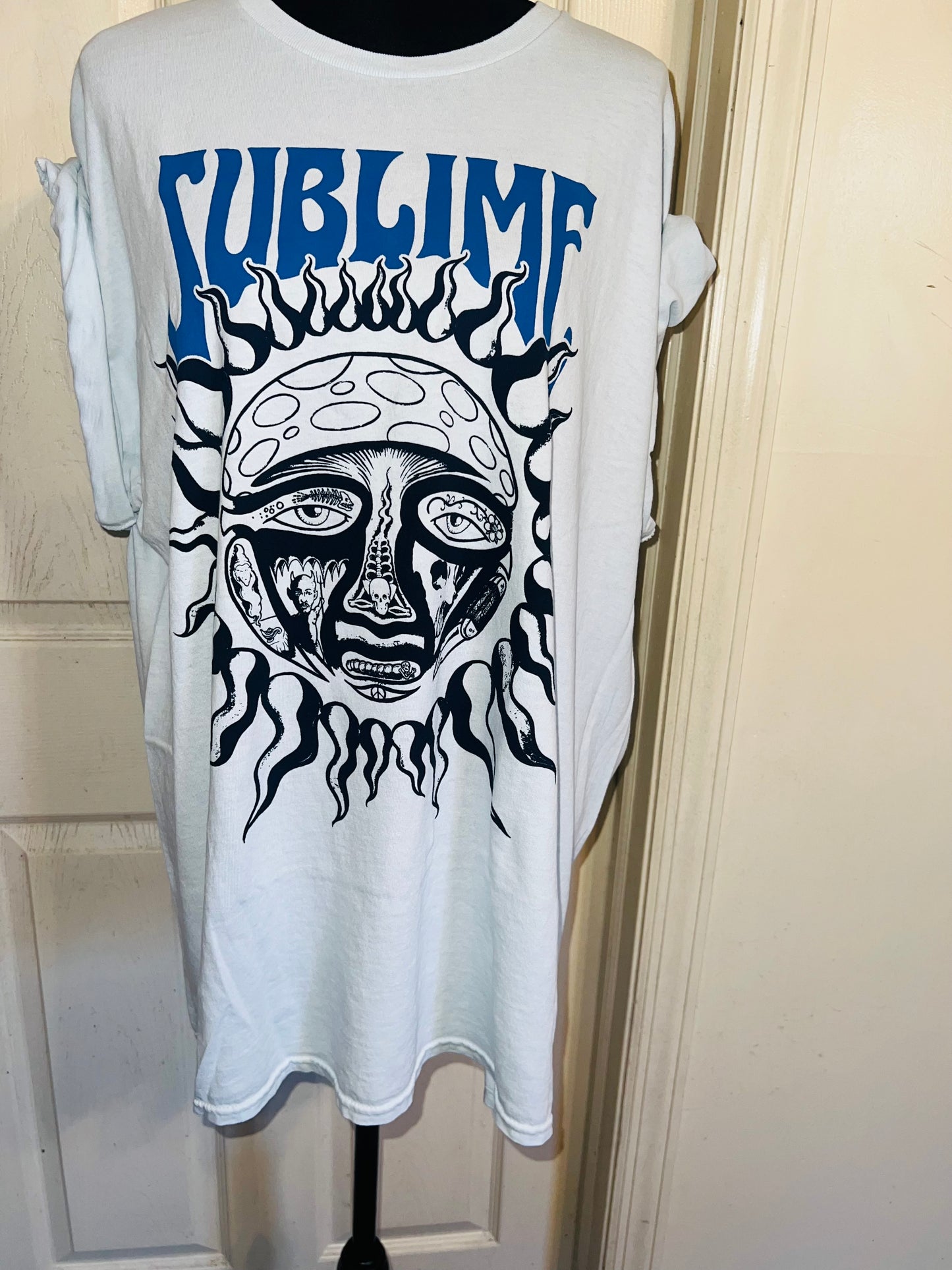 Sublime Double Sided Oversized Distressed Tee