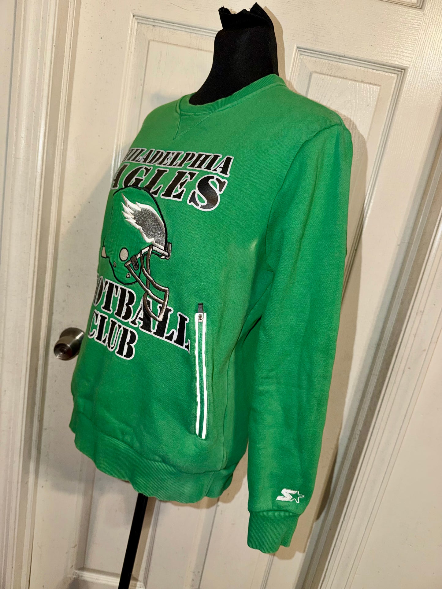 Philadelphia Eagles Oversized Distressed Sweatshirt