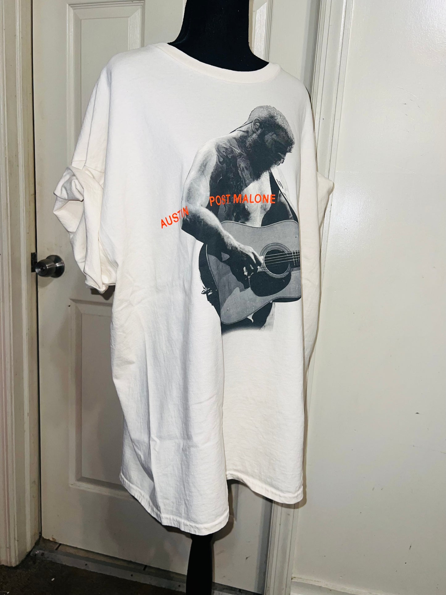 Post Malone Oversized Distressed Tee