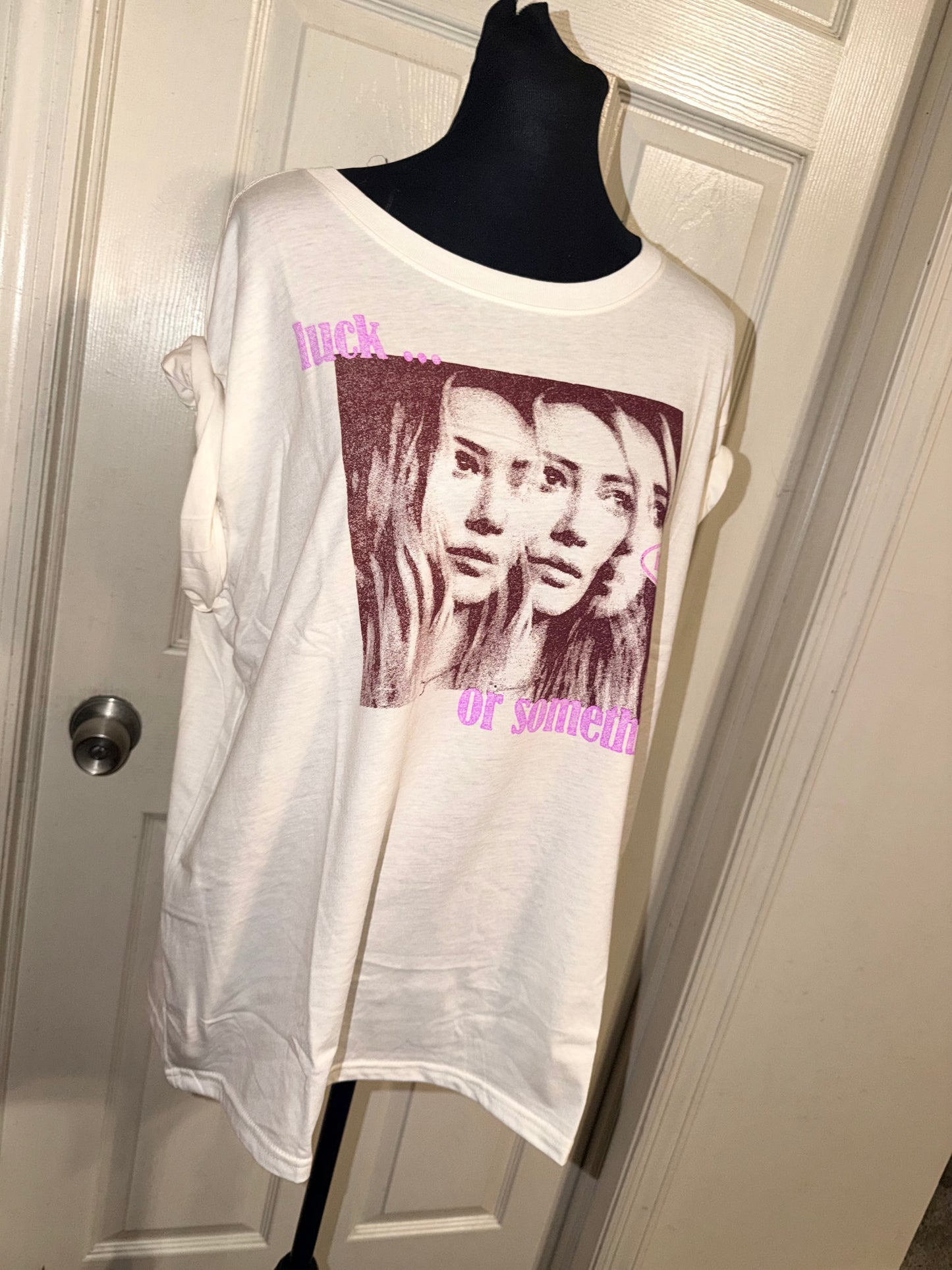 Hilary Duff Distressed Tee