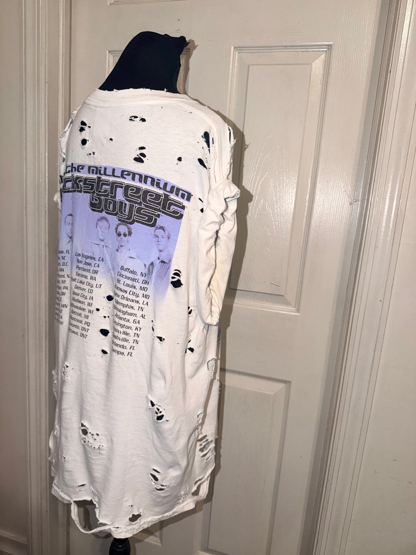 Backstreet Boys Vintage Double Sided Distressed Tee (as is)