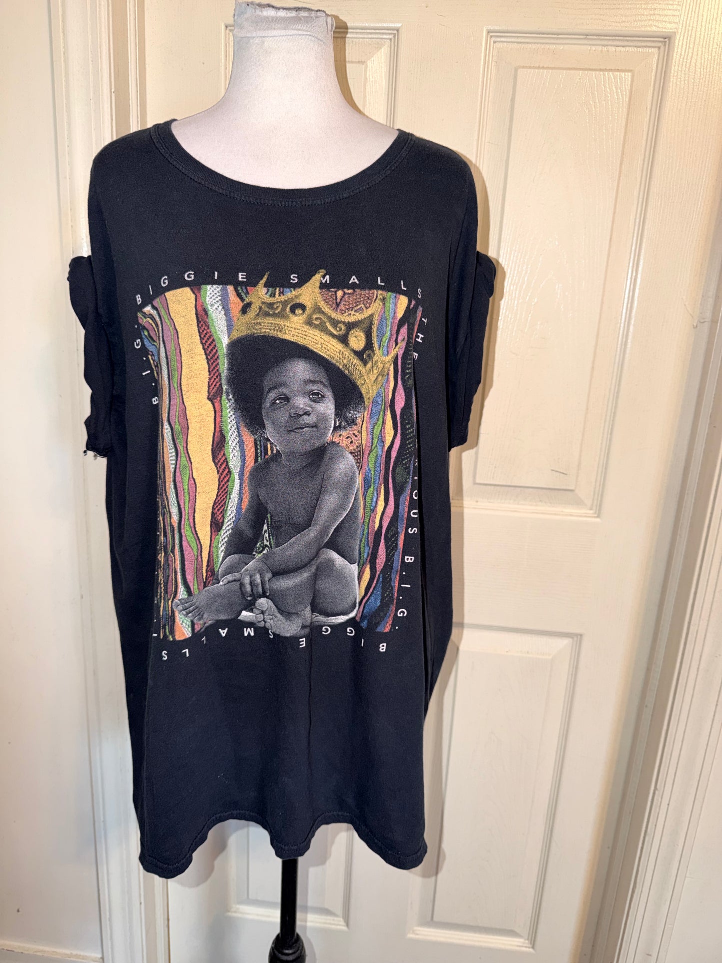 Notorious BIG Oversized Distressed Tee