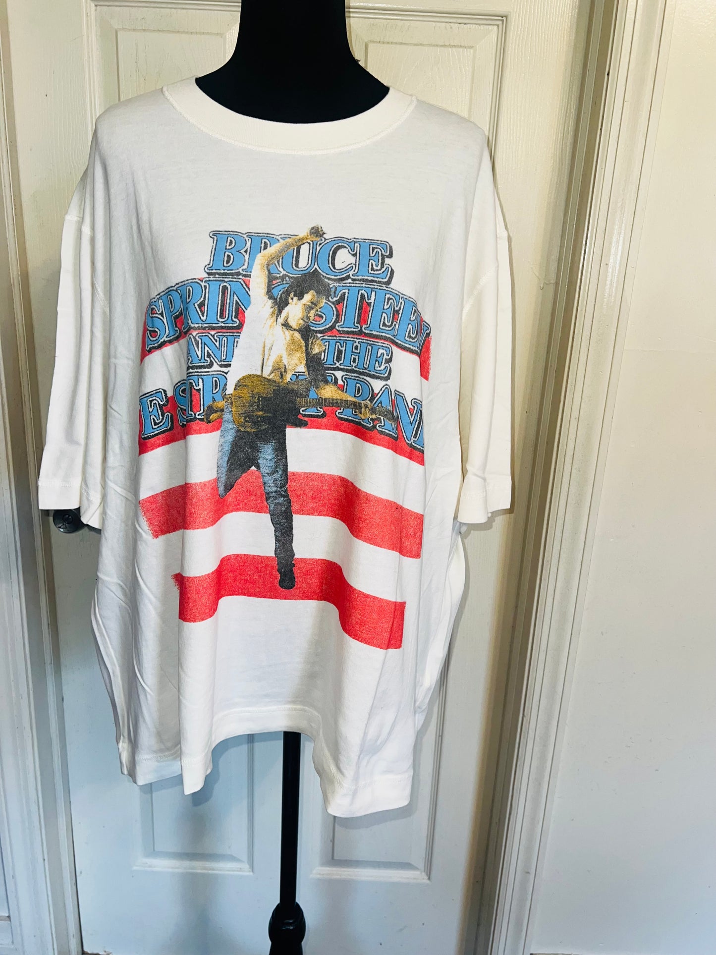 Bruce Springsteen and the Street Band Double Sided Oversized Distressed Tee