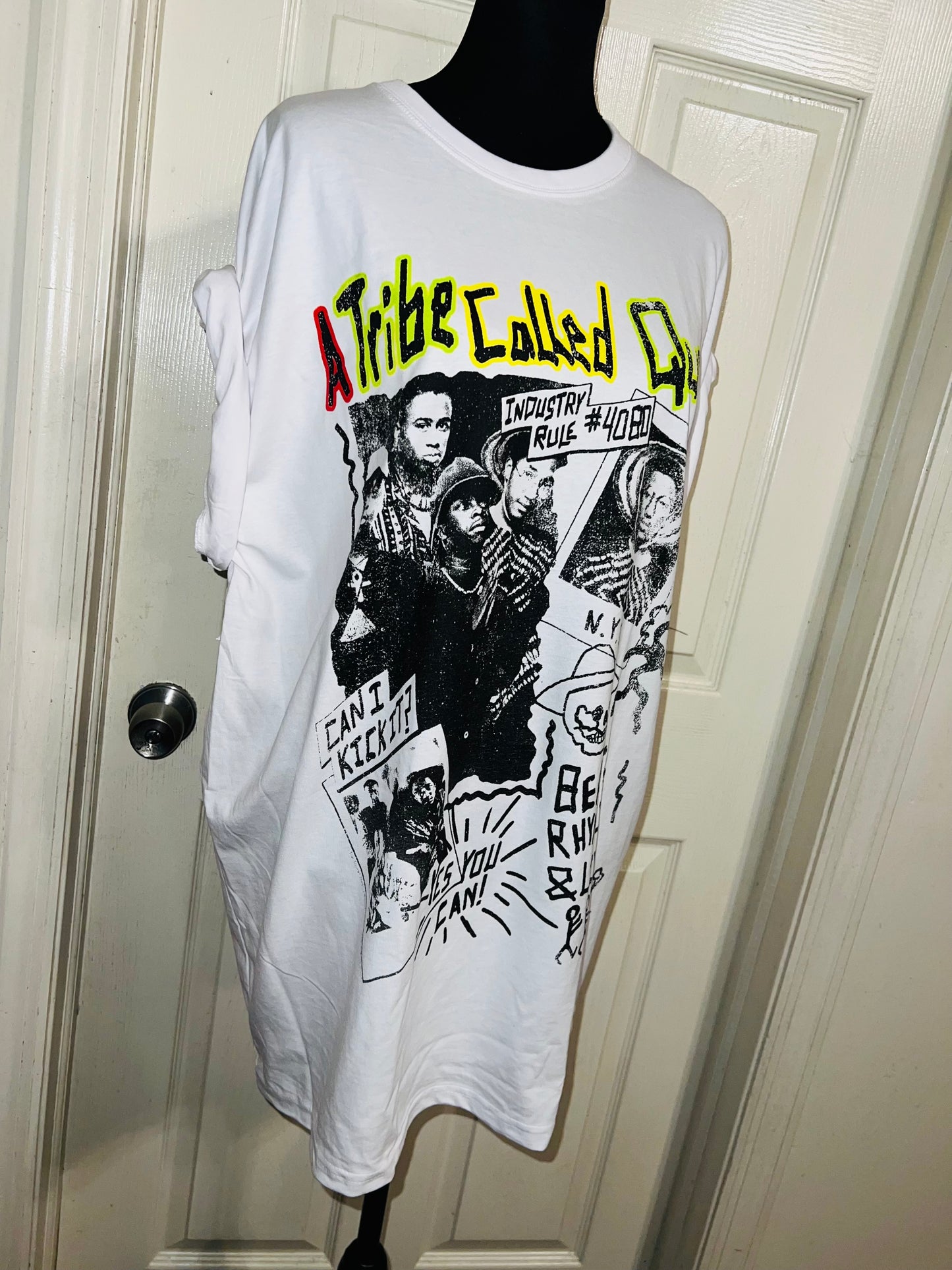 A Tribe Called Quest Oversized Distressed Tee