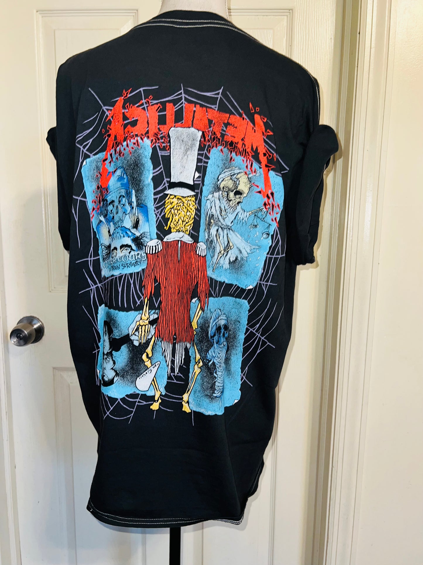 Metallica Double Sided Oversized Distressed Tee