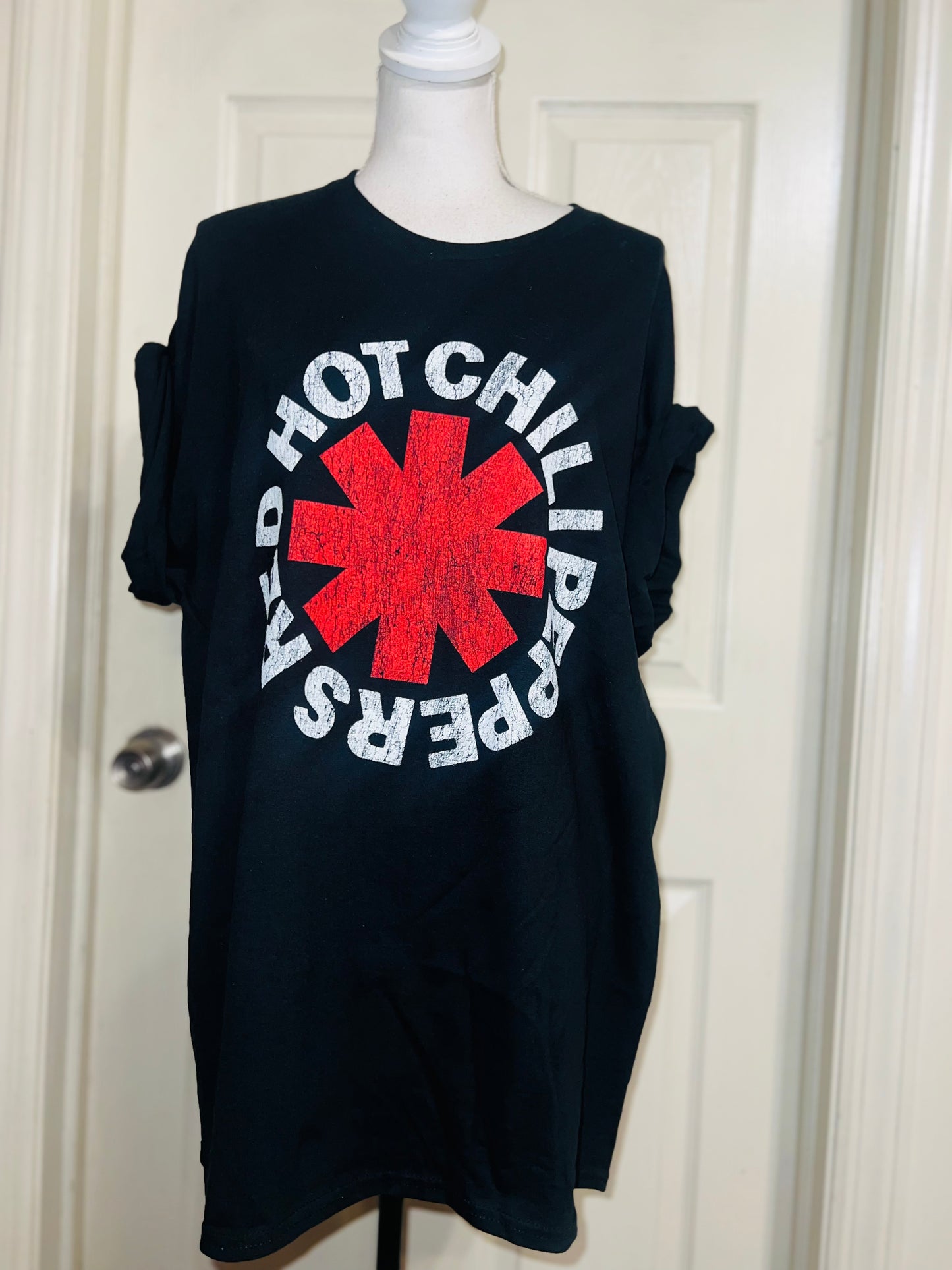 Red Hot Chili Peppers Oversized Distressed Tee