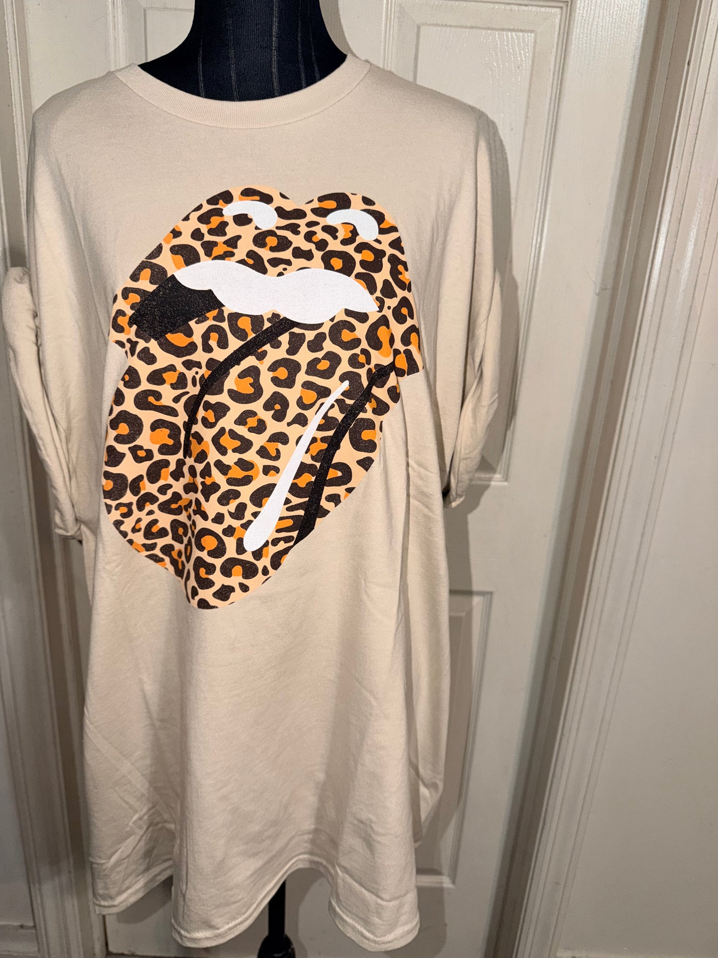 The Rolling Stones Oversized Distressed Tee