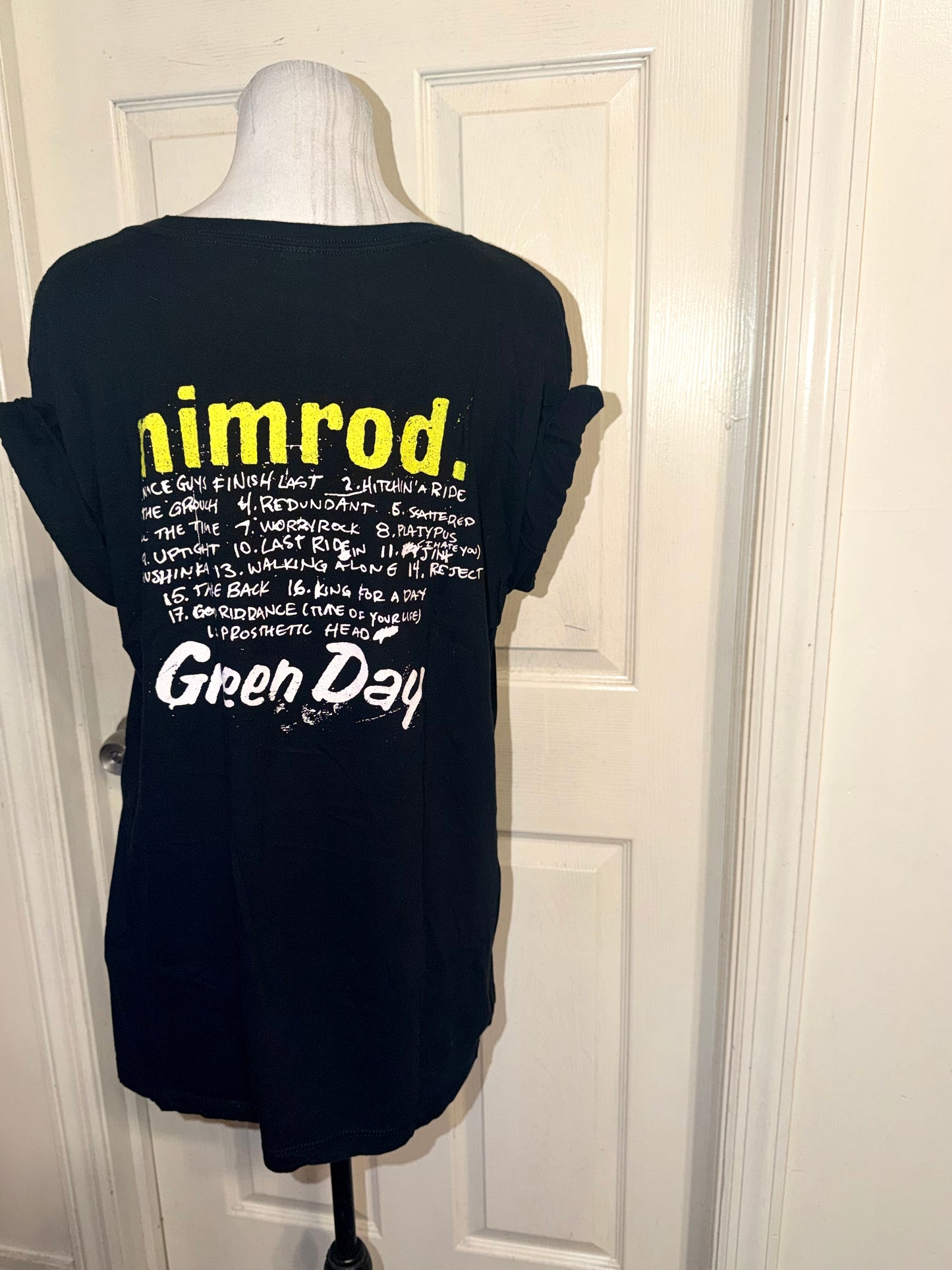 Green Day Double Sided Tee