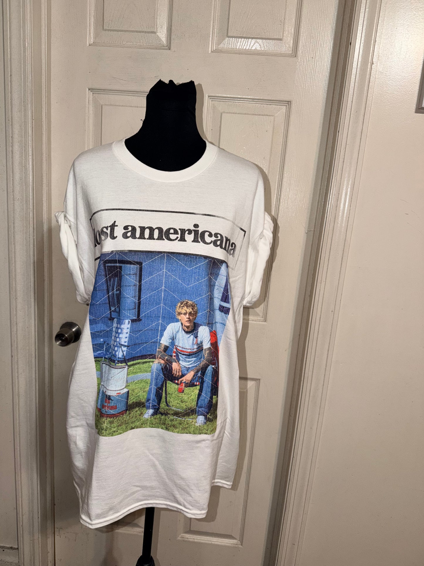 Machine Gun Kelly Oversized Distressed Tee