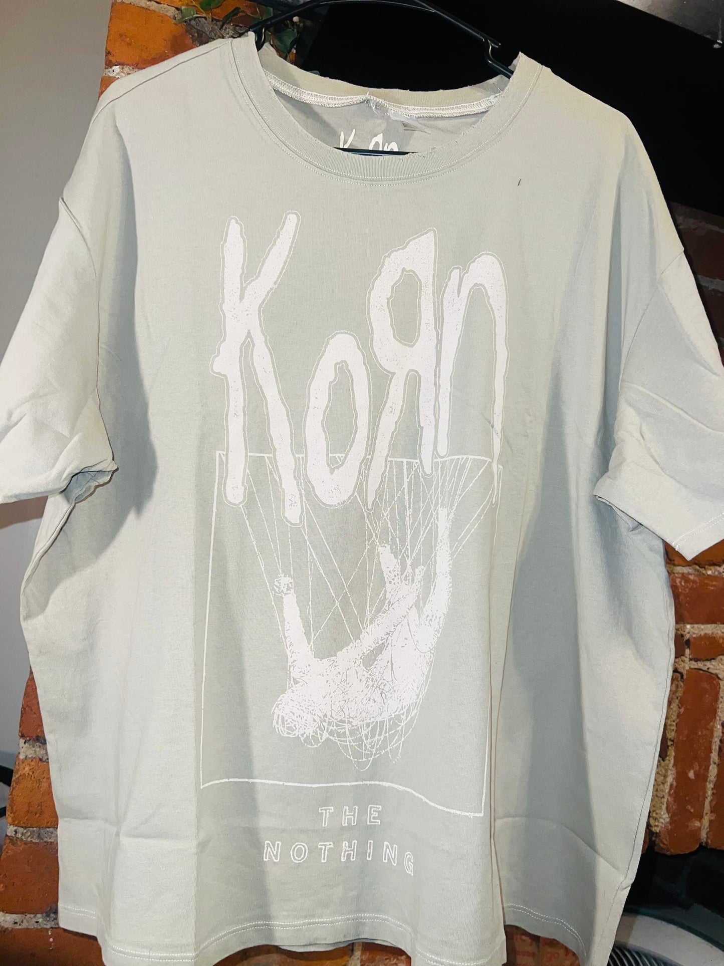 Korn Oversized Distressed Tee