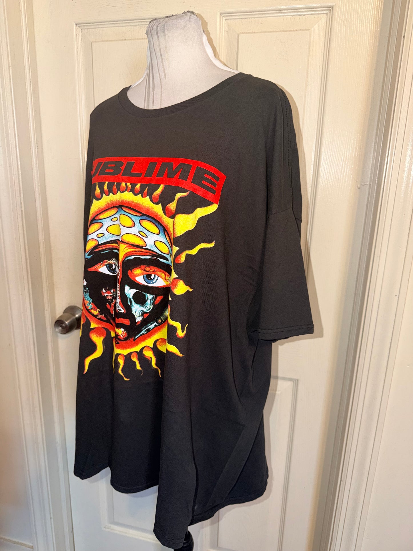 Sublime Double Sided Oversized Distressed Tee