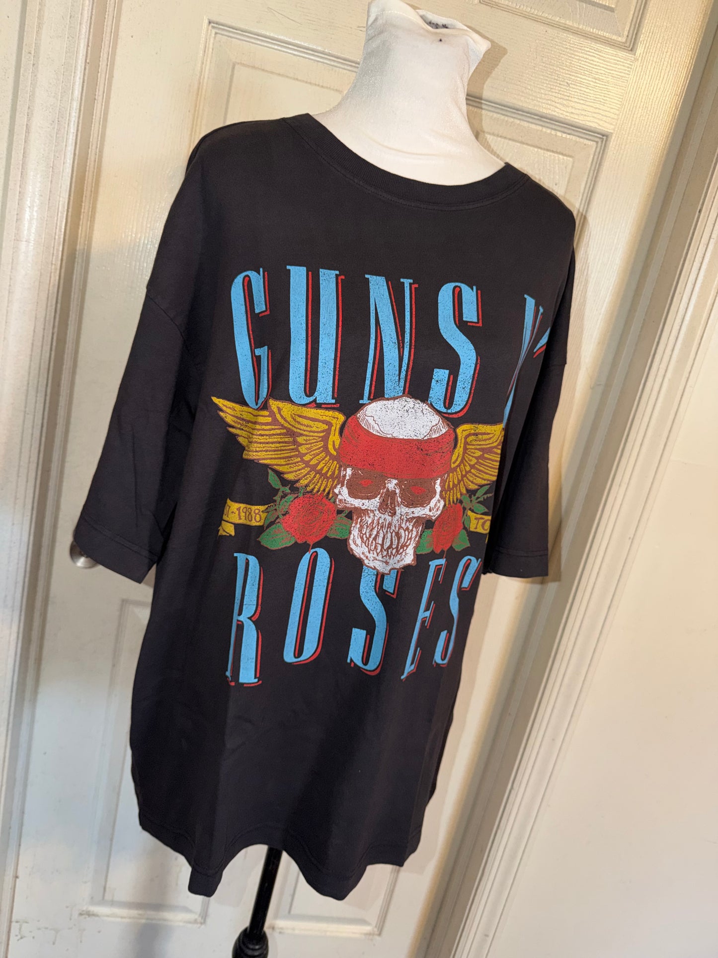 Guns N’ Roses Double Sided Oversized Distressed Tee