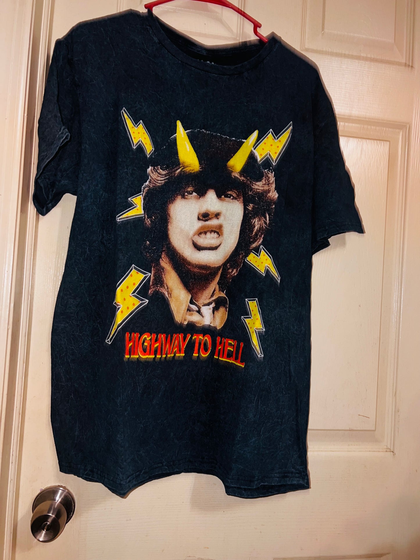 AC/DC Angus Young Highway to Hell Oversized Tee