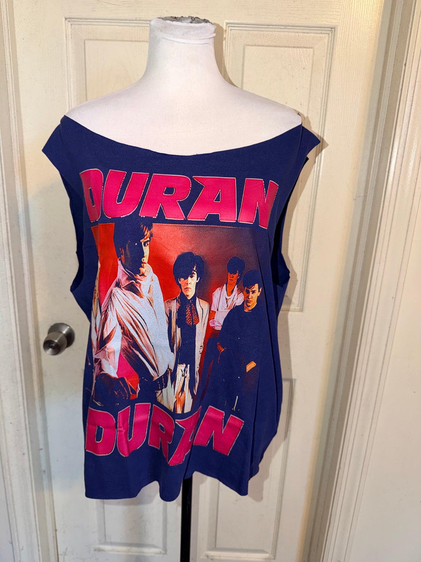 Duran Duran Oversized Distressed Tank