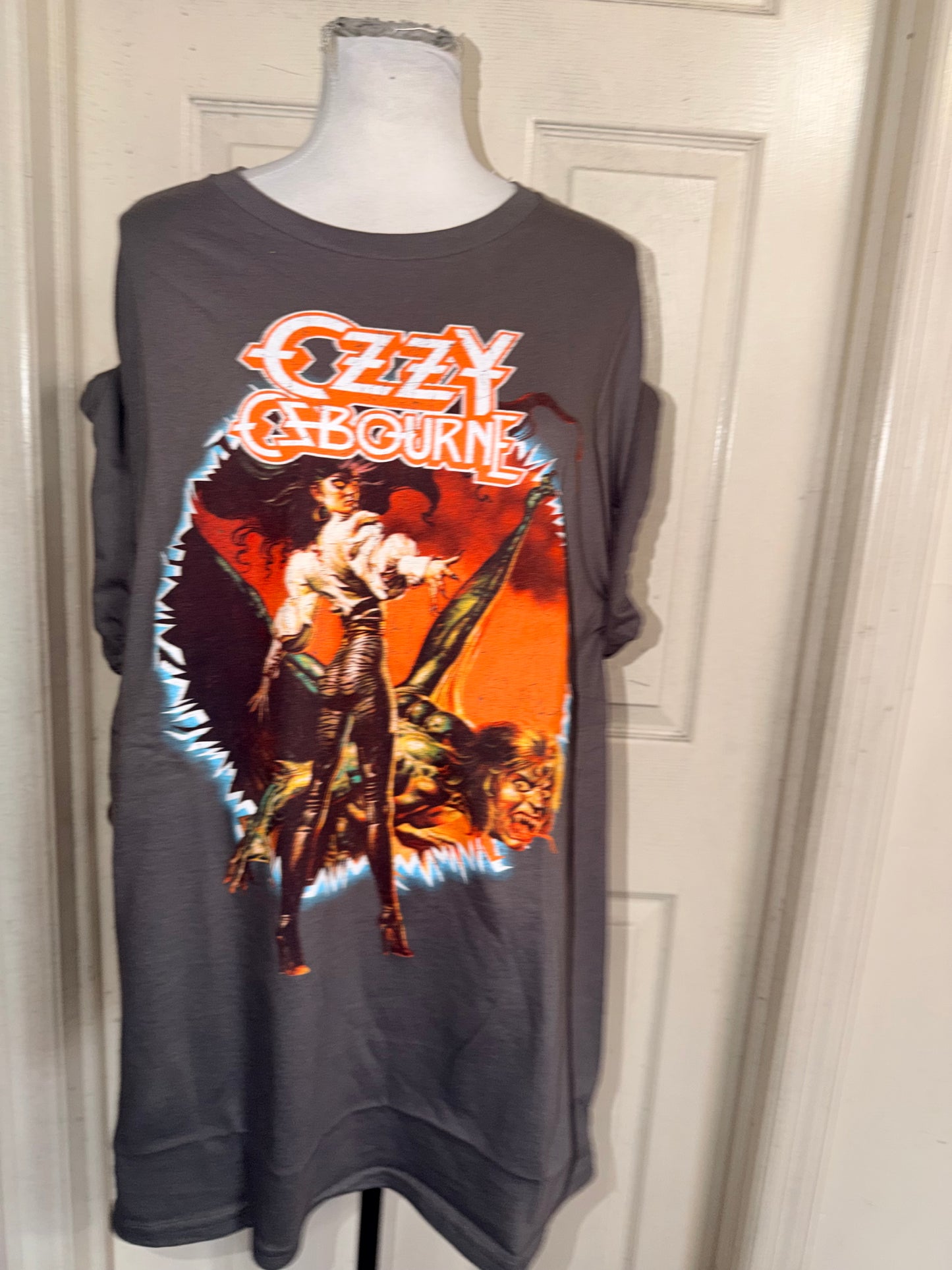 Ozzy Osbourne Oversized Distressed Tee