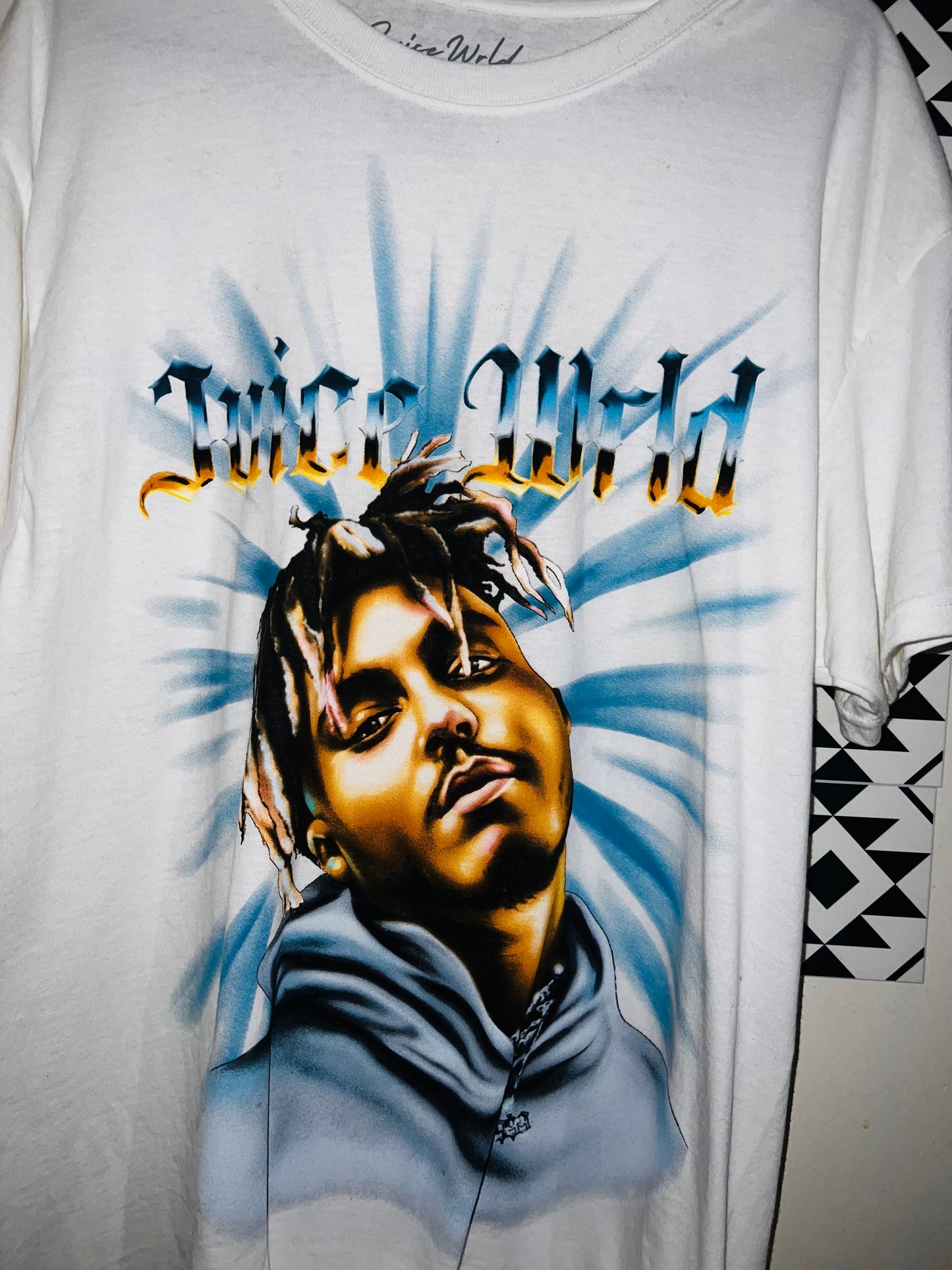 Juice Wrld Oversized Distressed Tee