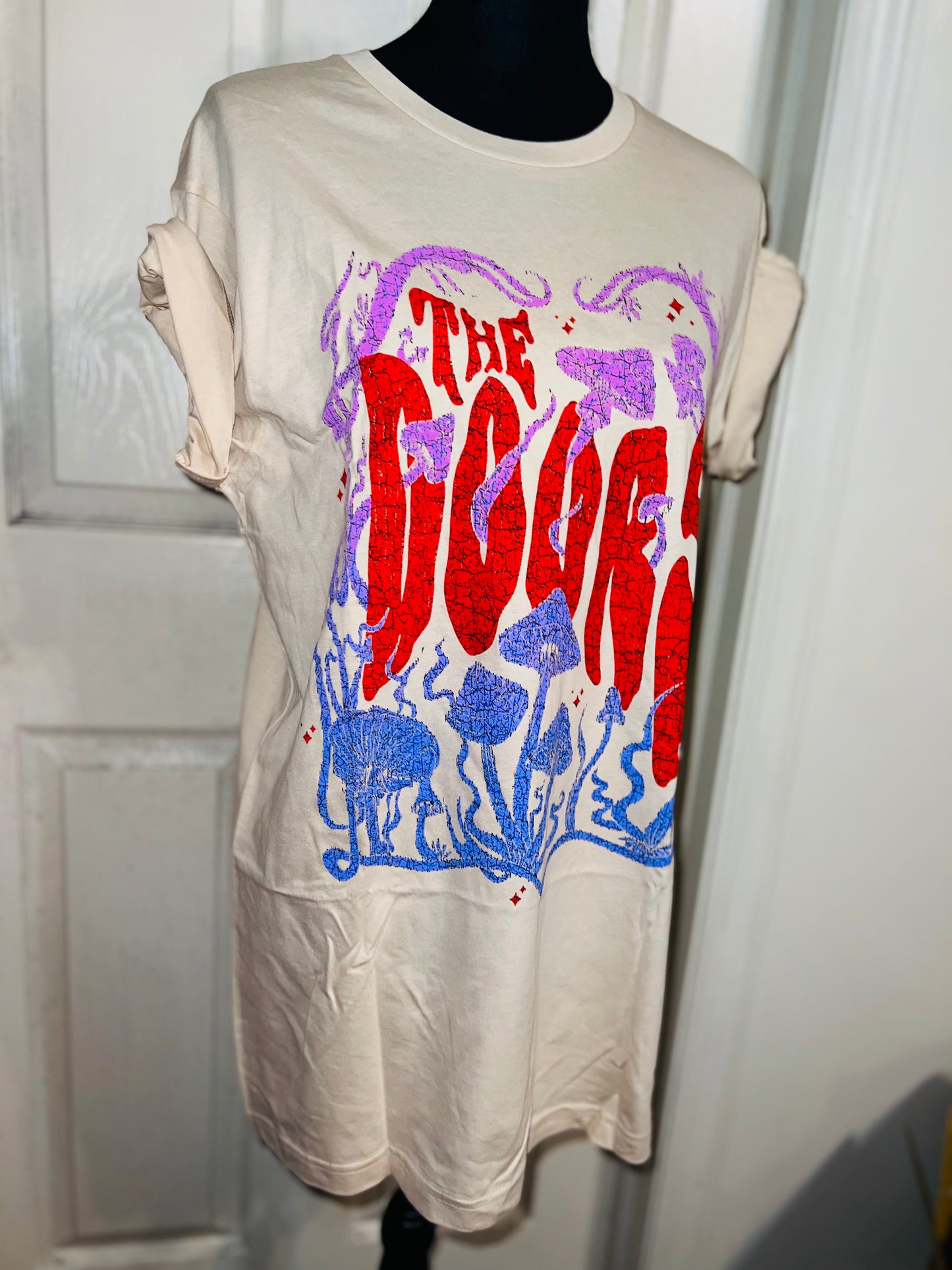 The Doors Oversized Distressed T-Shirt