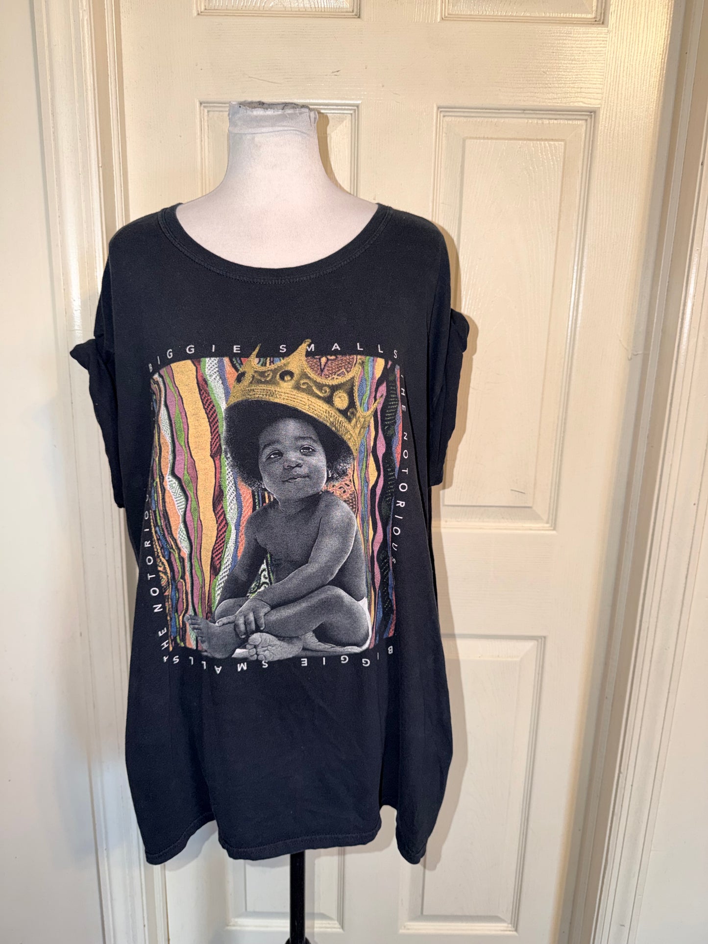 Notorious BIG Oversized Distressed Tee