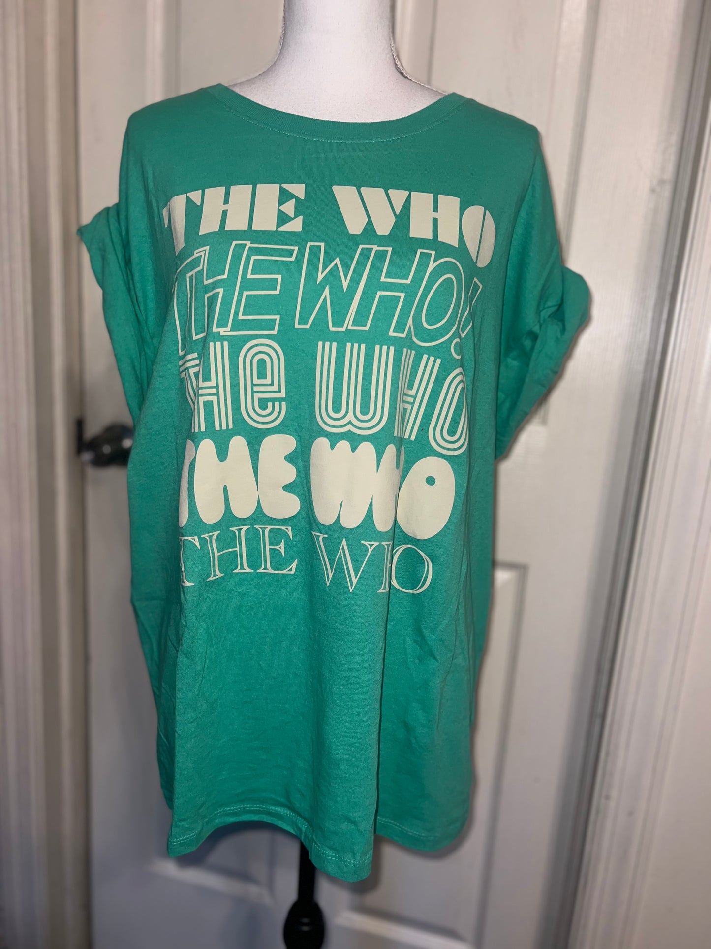 The Who Oversized Distressed Tee