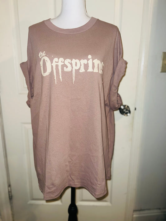 The Offspring Double Sided Oversized Distressed Tee